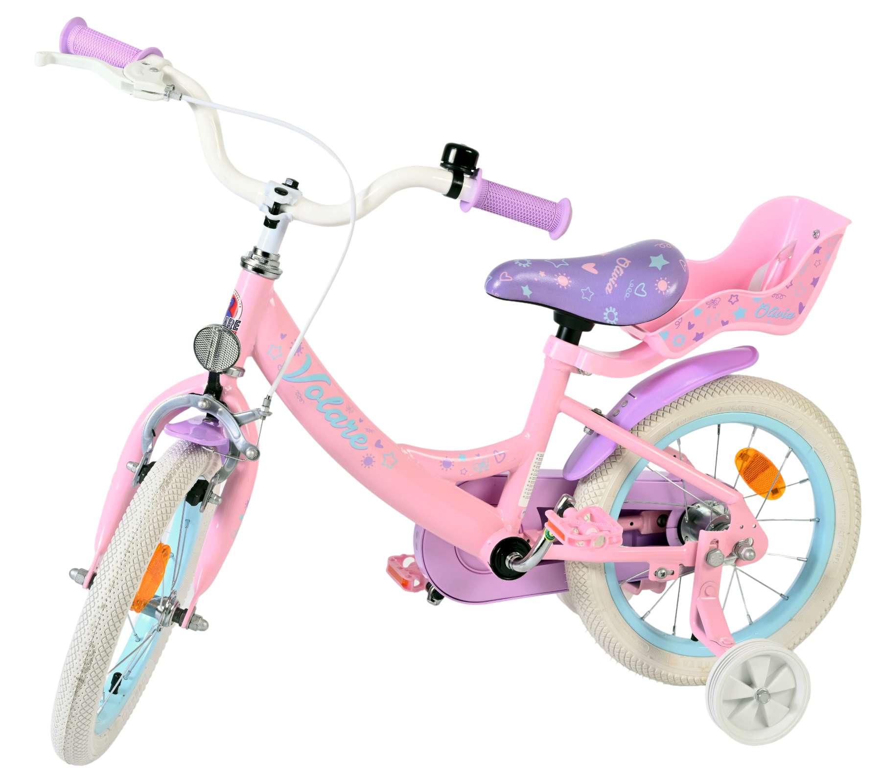 volare-olivia-14-zoll-kinderfahrrad-m-dchen-rosa-puppensitz image 8