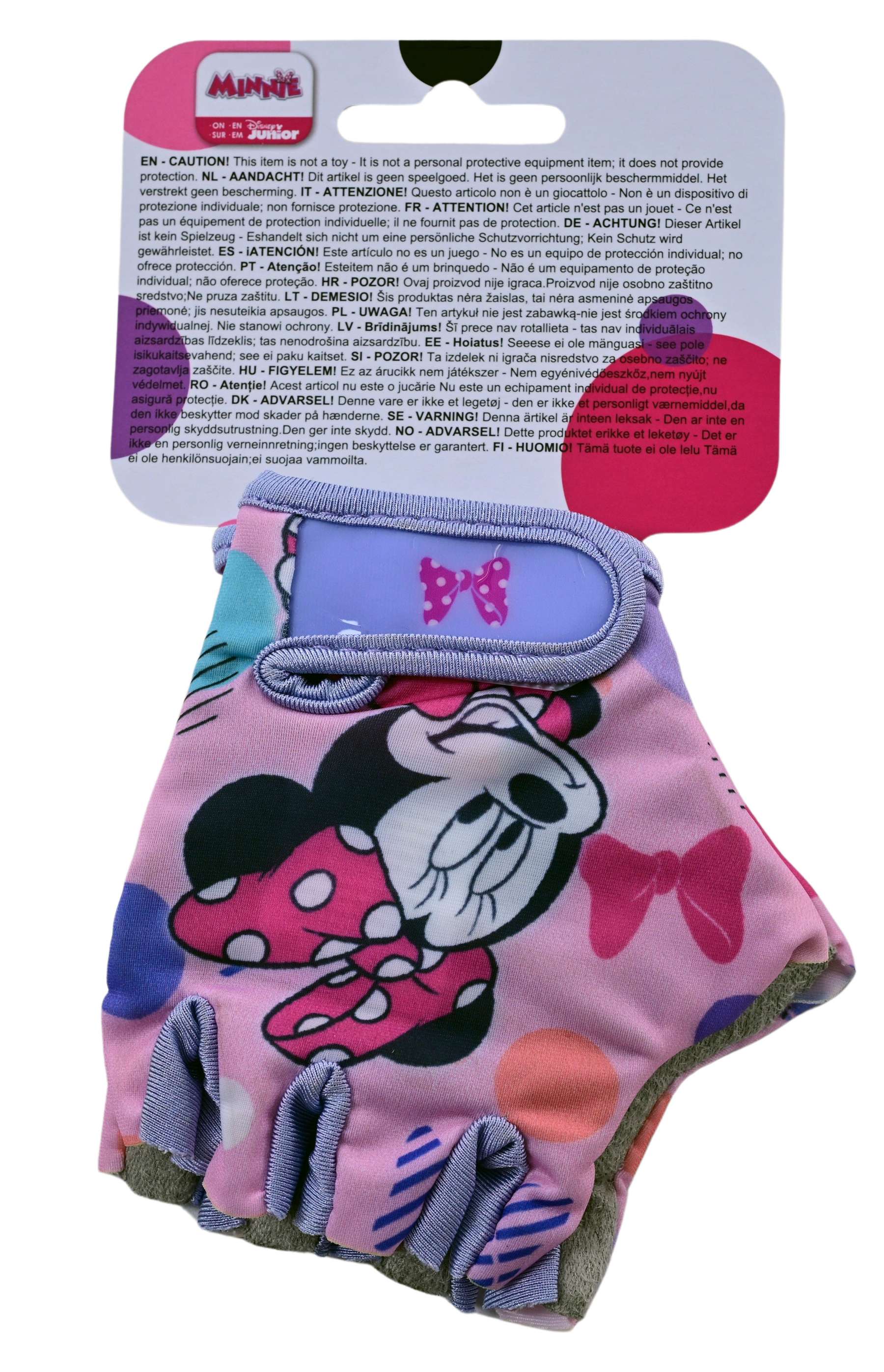 disney-minnie-fahrradhandschuhe-kinder-mit-klettverschluss image 2