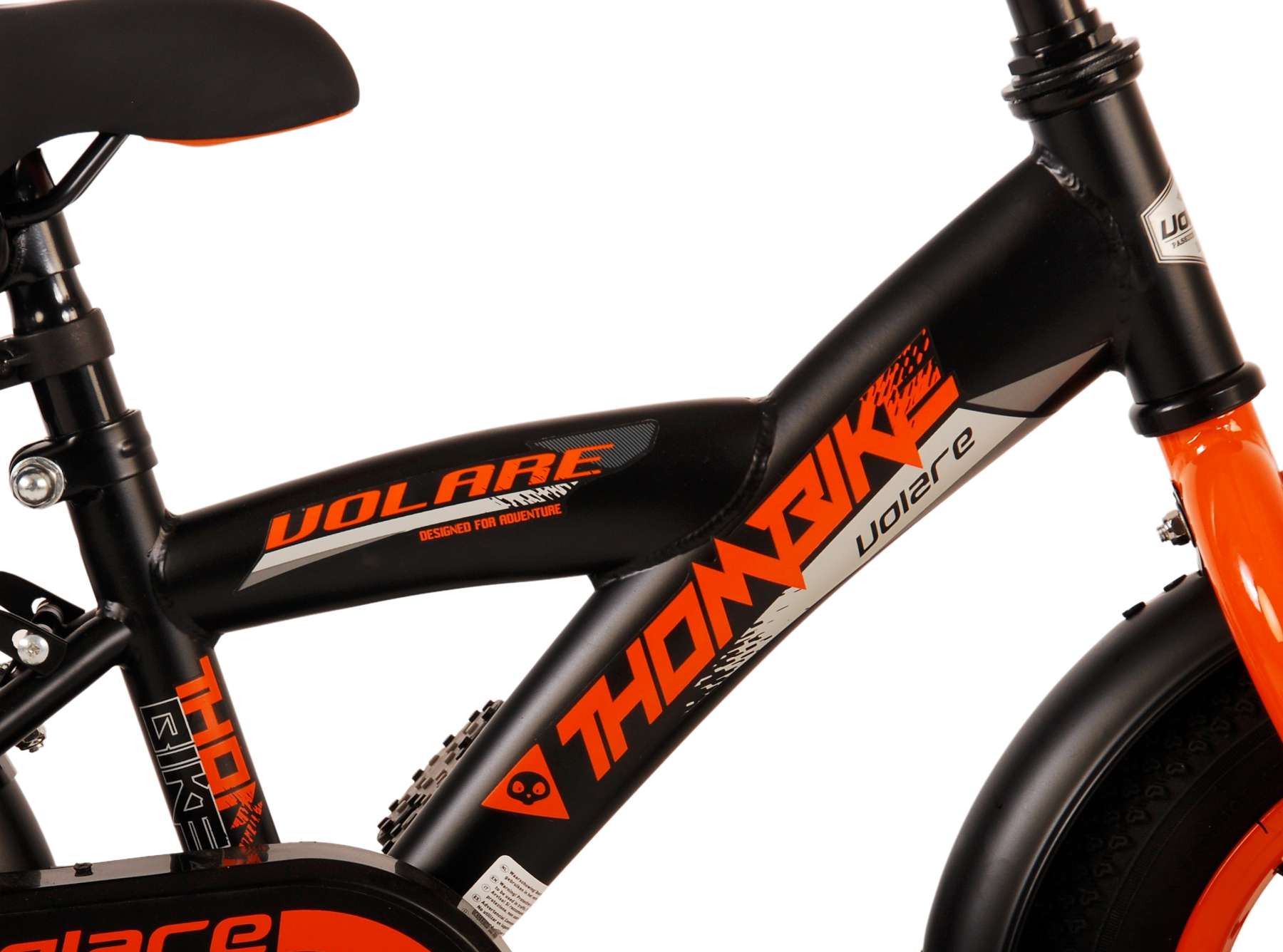 volare-thombike-12-zoll-kinderfahrrad-schwarz-orange-jungen image 7
