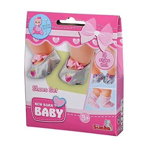 simba-new-born-baby-schuhset-puppenschuhe-3-paar-stoff-30-43-cm image 4