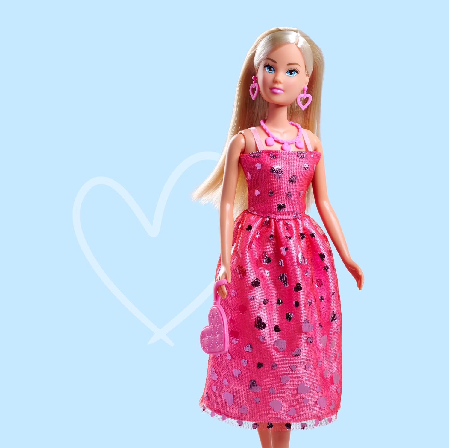 simba-steffi-love-pink-love-modepuppe-29-cm-glitzerkleid image 2