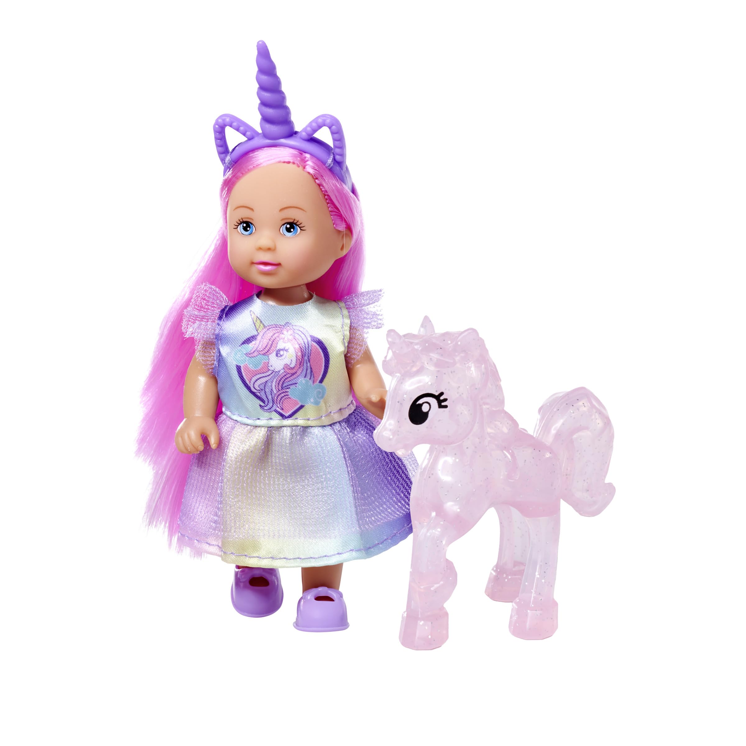 simba-evi-love-unicorn-puppe-12-cm-mit-einhorn image 2