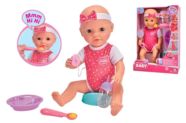 simba-new-born-baby-hungry-babypuppe-38-cm-mit-sound image 1
