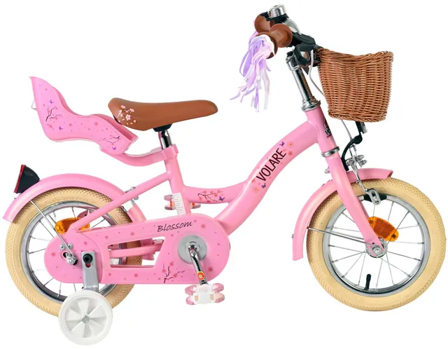 volare-blossom-12-zoll-kinderfahrrad-m-dchen-rosa-korb image 1