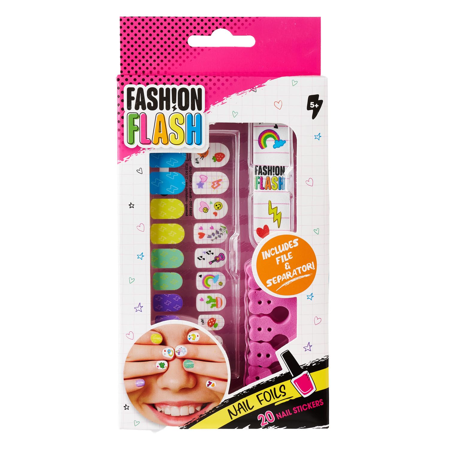 simba-fashion-flash-nagelfolien-nail-sticker-20-stk-ab-5-jahren image 1