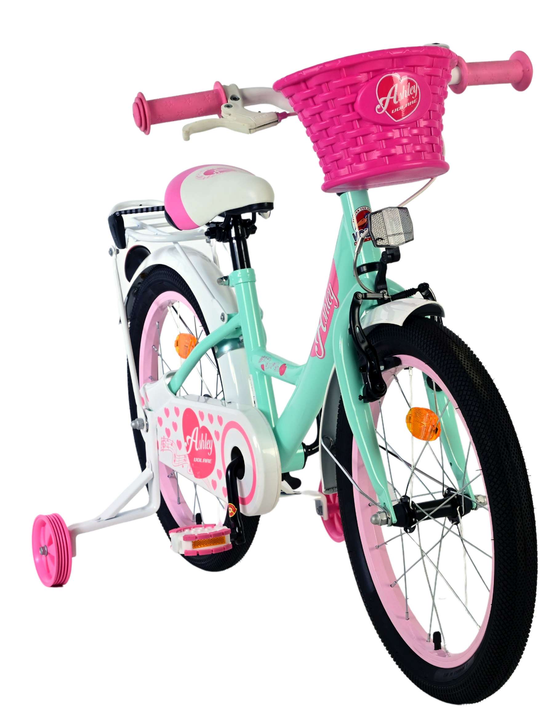 volare-ashley-18-zoll-kinderfahrrad-gr-n-m-dchen-korb image 5