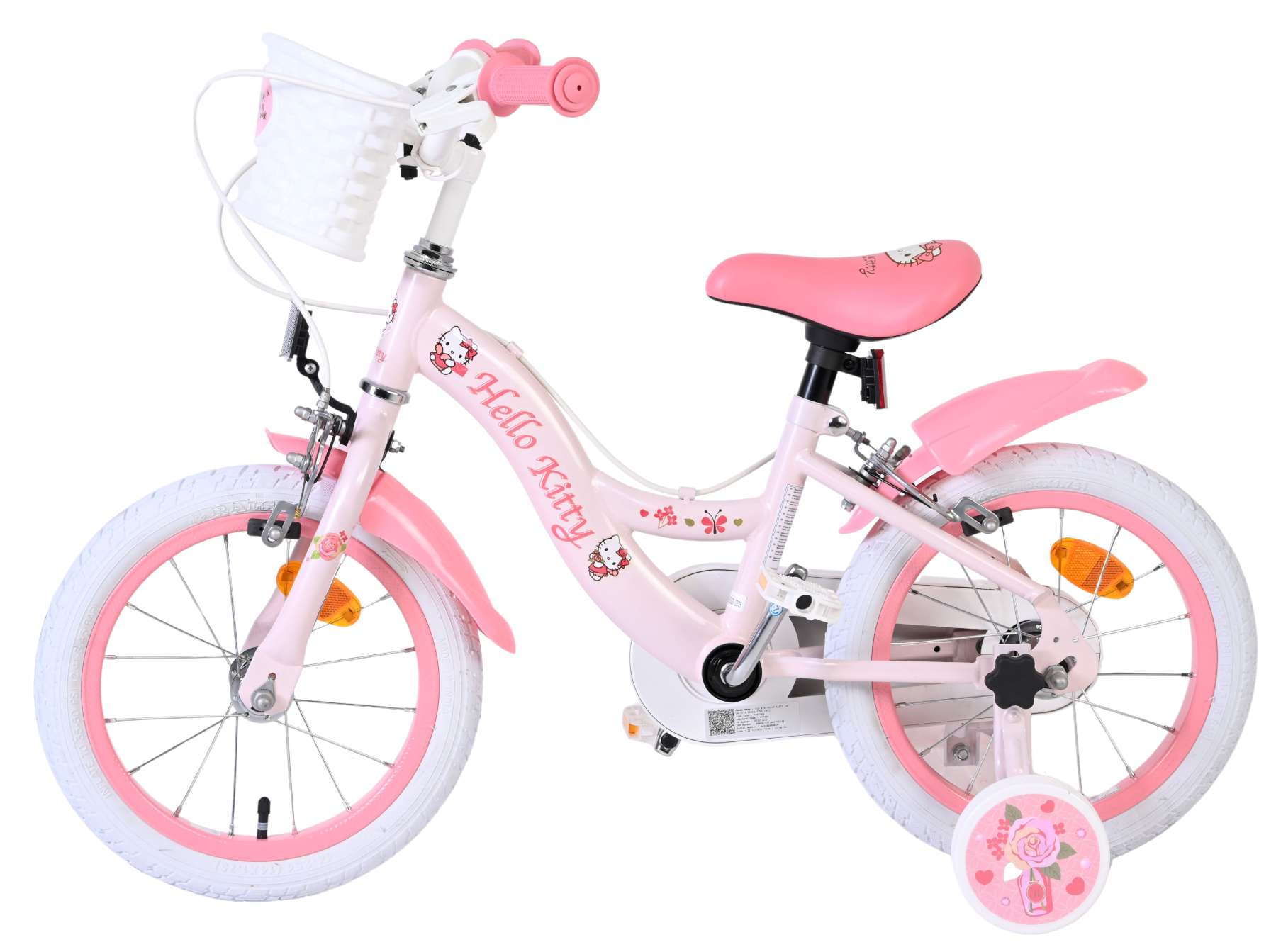 volare-hello-kitty-14-zoll-kinderfahrrad-rosa-zwei-handbremsen image 8