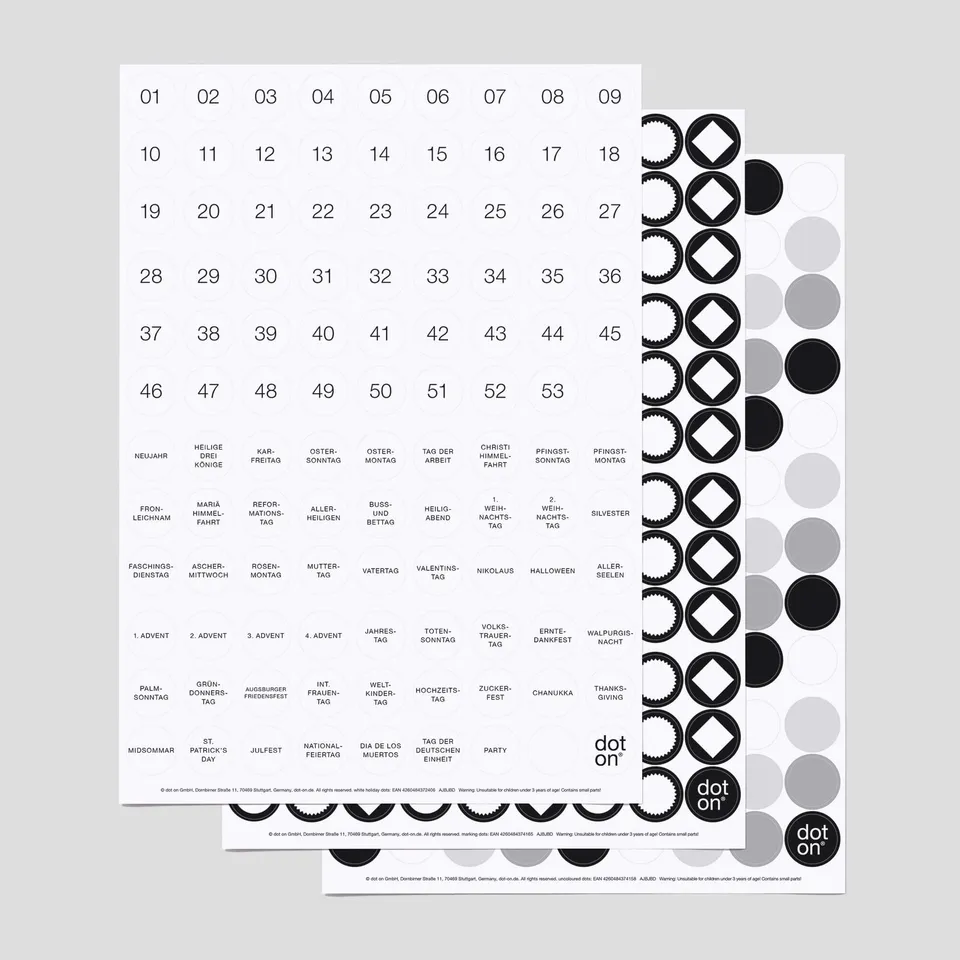 dot-on-essential-dots-klebepunkte-20-mm-3er-set-wei image 1