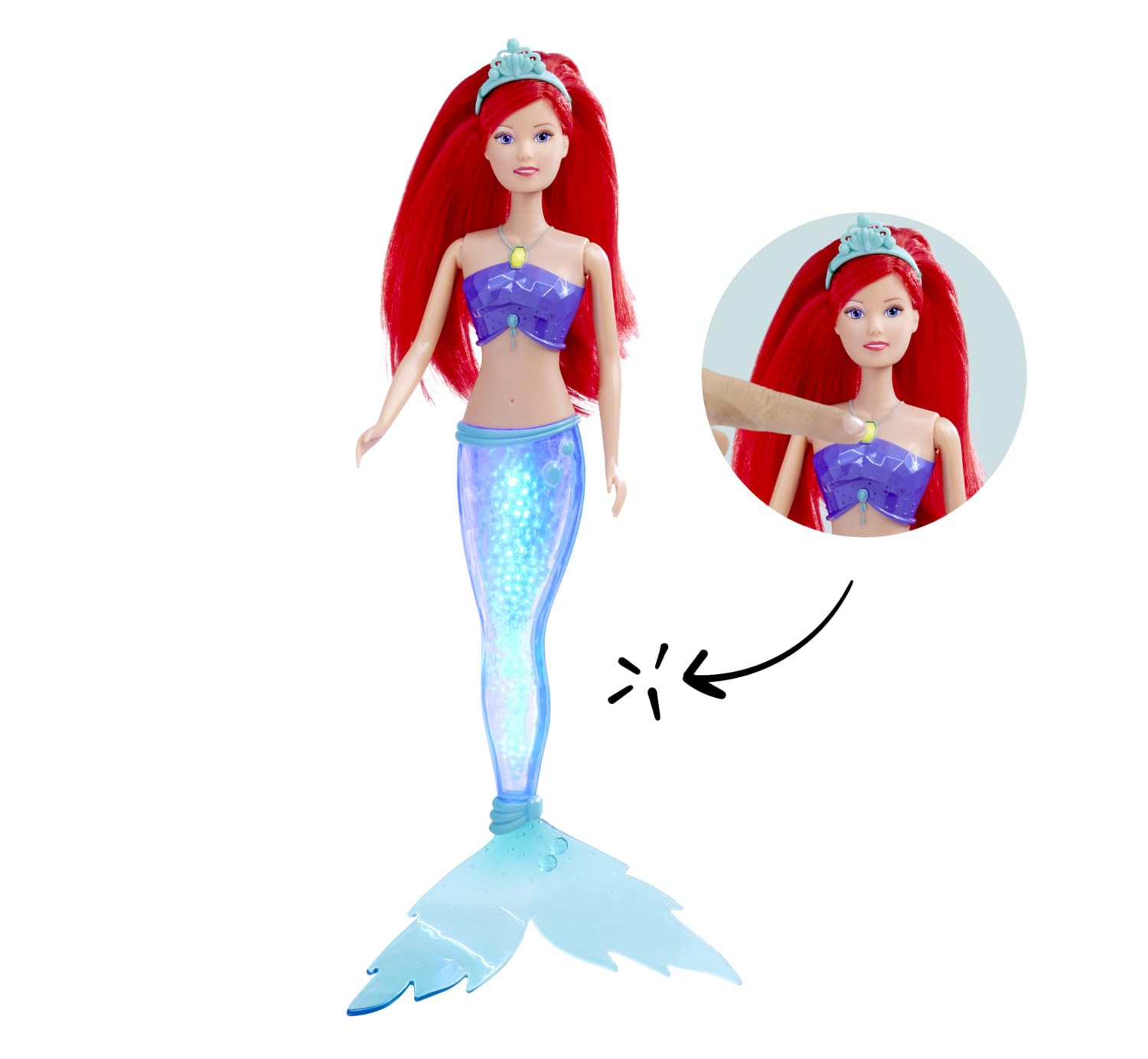 simba-steffi-love-sparkle-mermaid-puppe-39-cm-meerjungfrau image 2