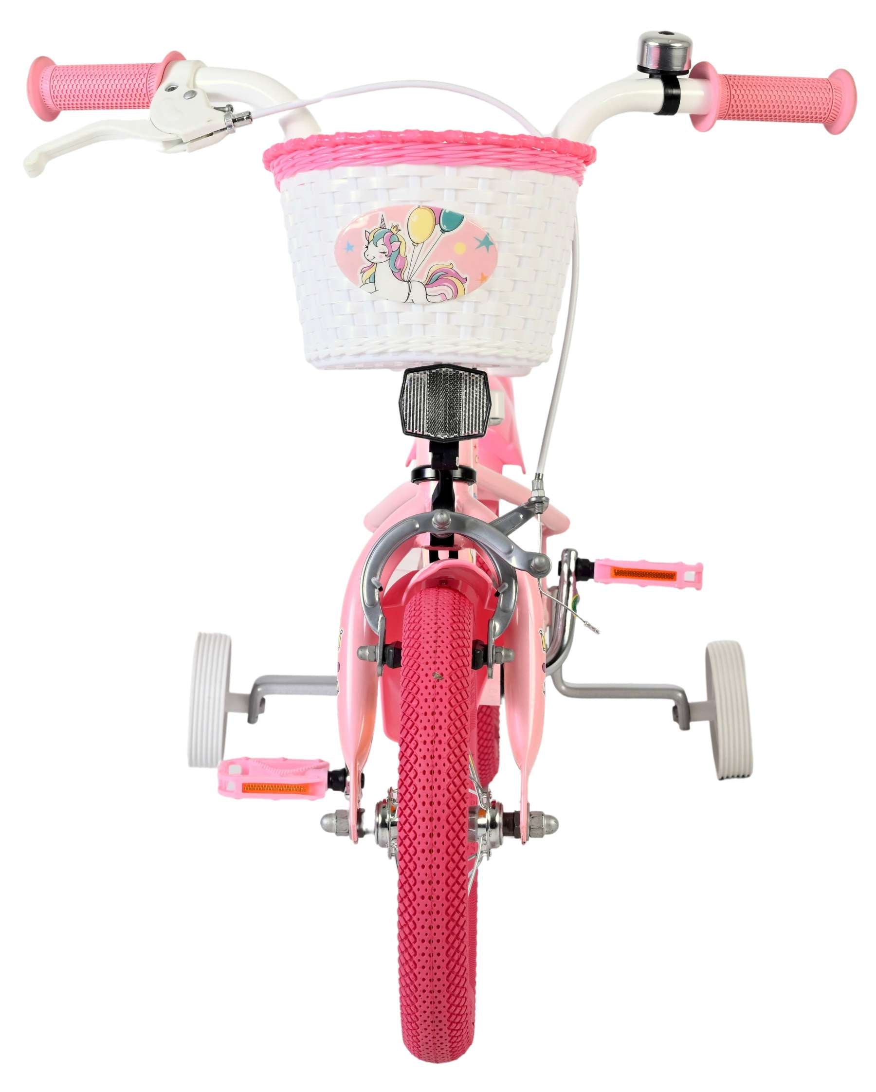 volare-unicorn-12-zoll-kinderfahrrad-rosa-korb-sitz image 6