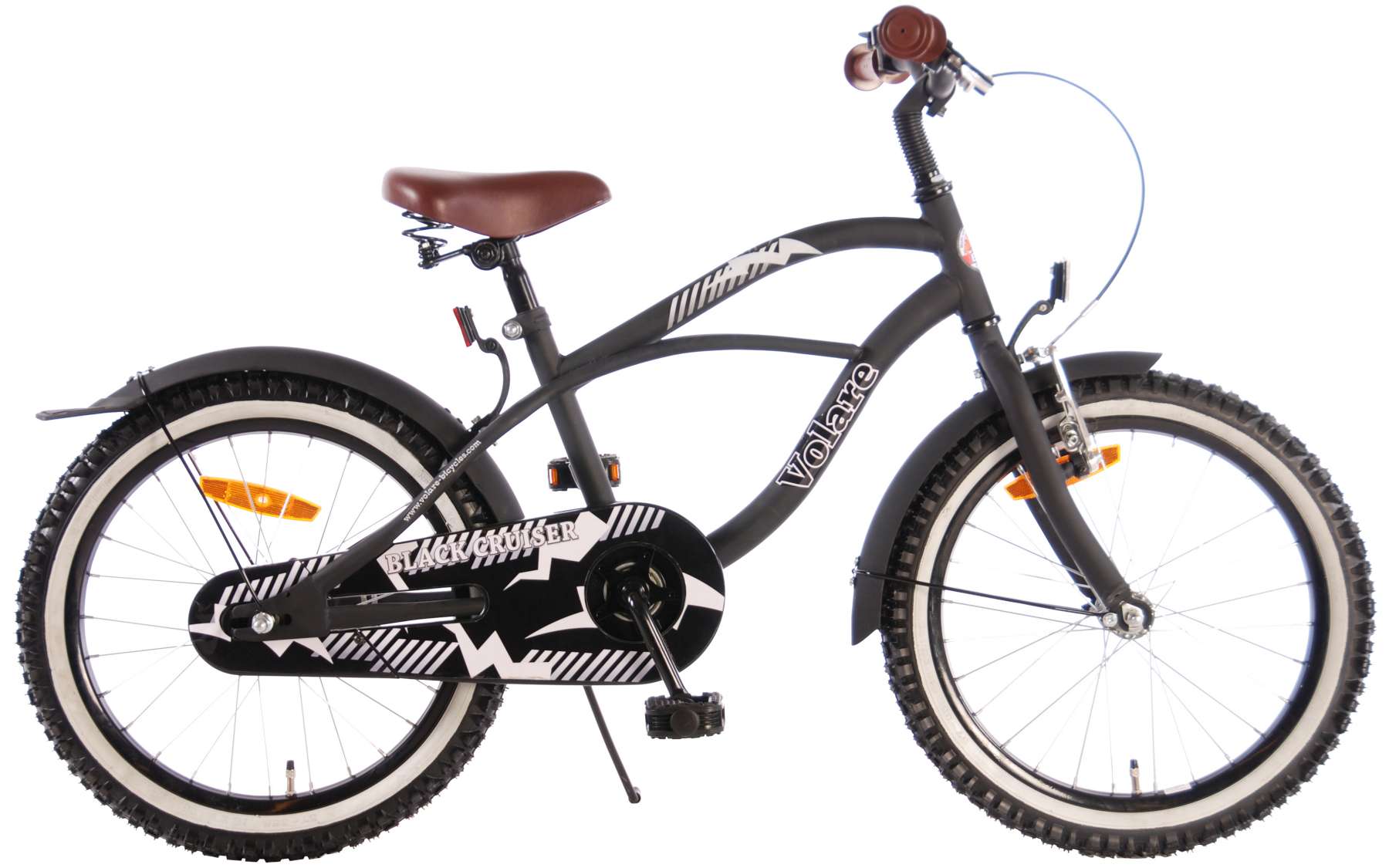 volare-black-cruiser-18-zoll-kinderfahrrad-schwarz image 1