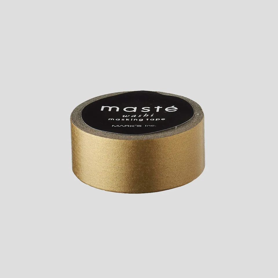 mast-washi-tape-gold-15-mm-5-m-reispapier image 1