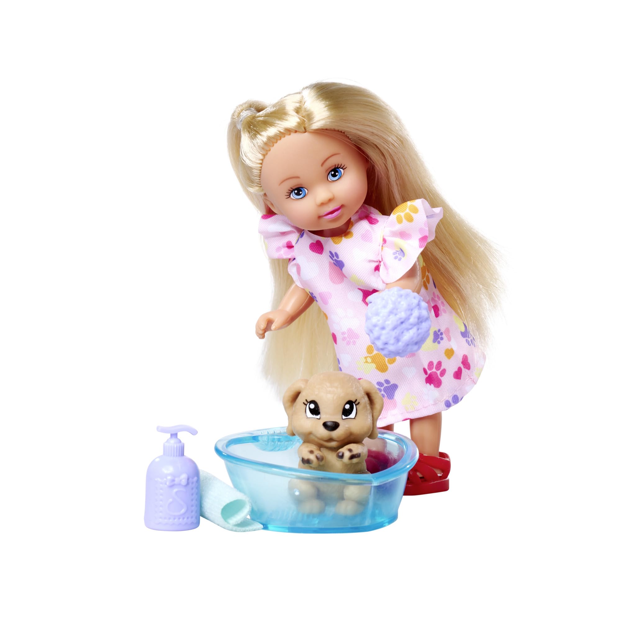 simba-evi-love-dog-bath-puppe-mit-hund-12-cm image 2