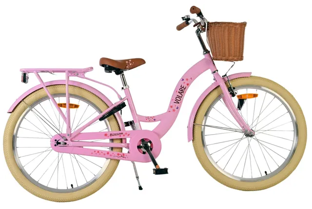 volare-blossom-kinderfahrrad-m-dchen-24-zoll-rosa-mit-korb image 1