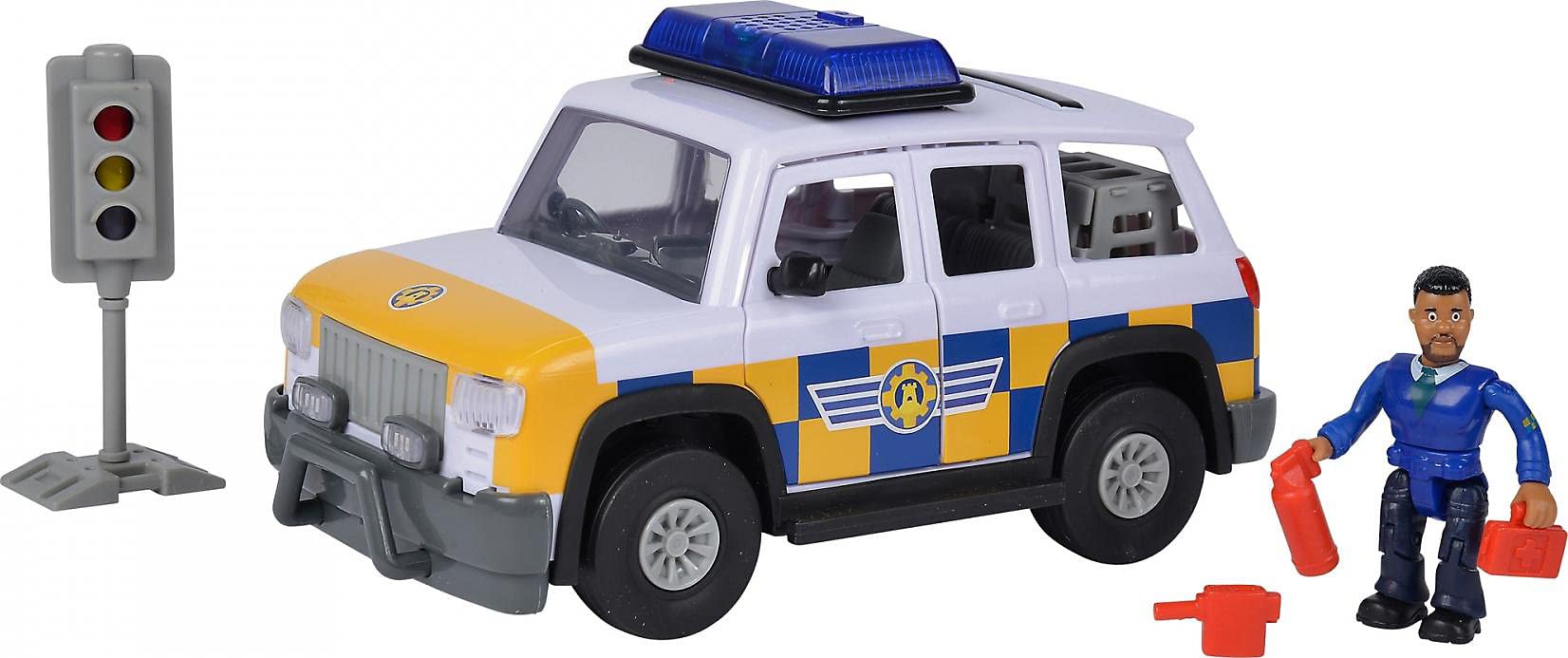 simba-feuerwehrmann-sam-polizei-auto-4x4-19-cm-mit-malcolm image 3