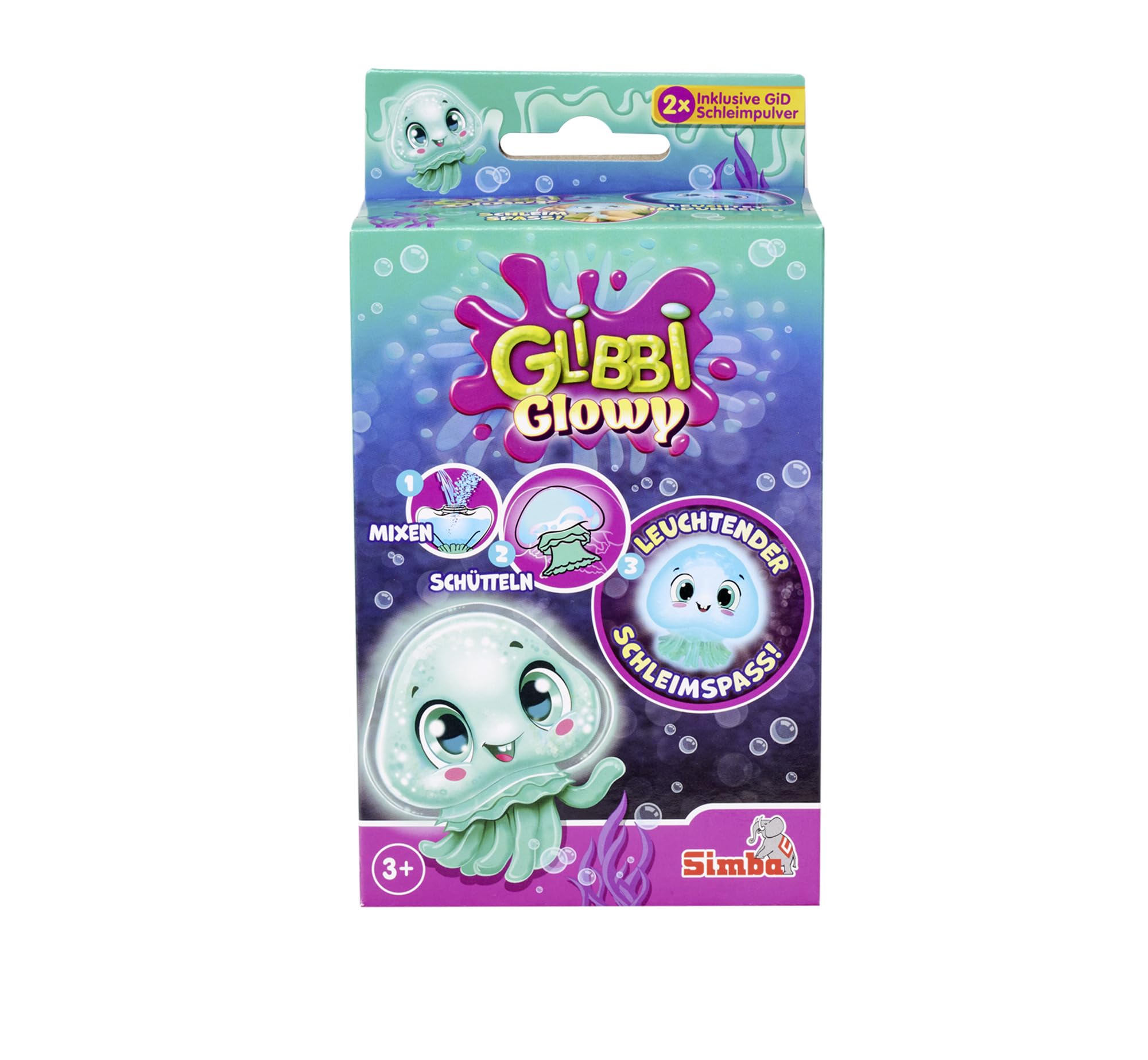 simba-glibbi-glowy-qualle-badeschleim-2x7-g-leuchtend image 1