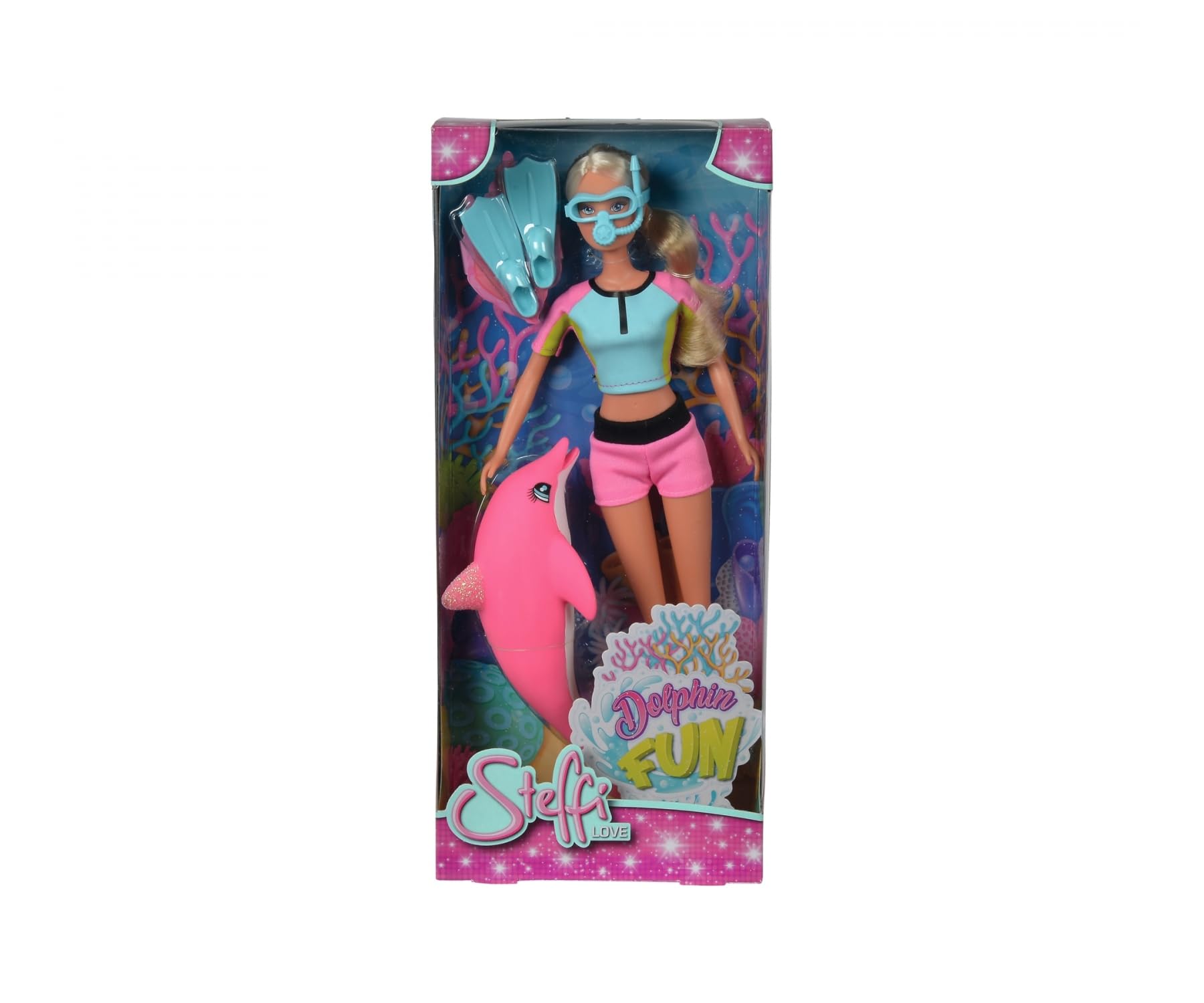 simba-steffi-love-dolphin-fun-puppe-mit-delfin-29-cm image 3