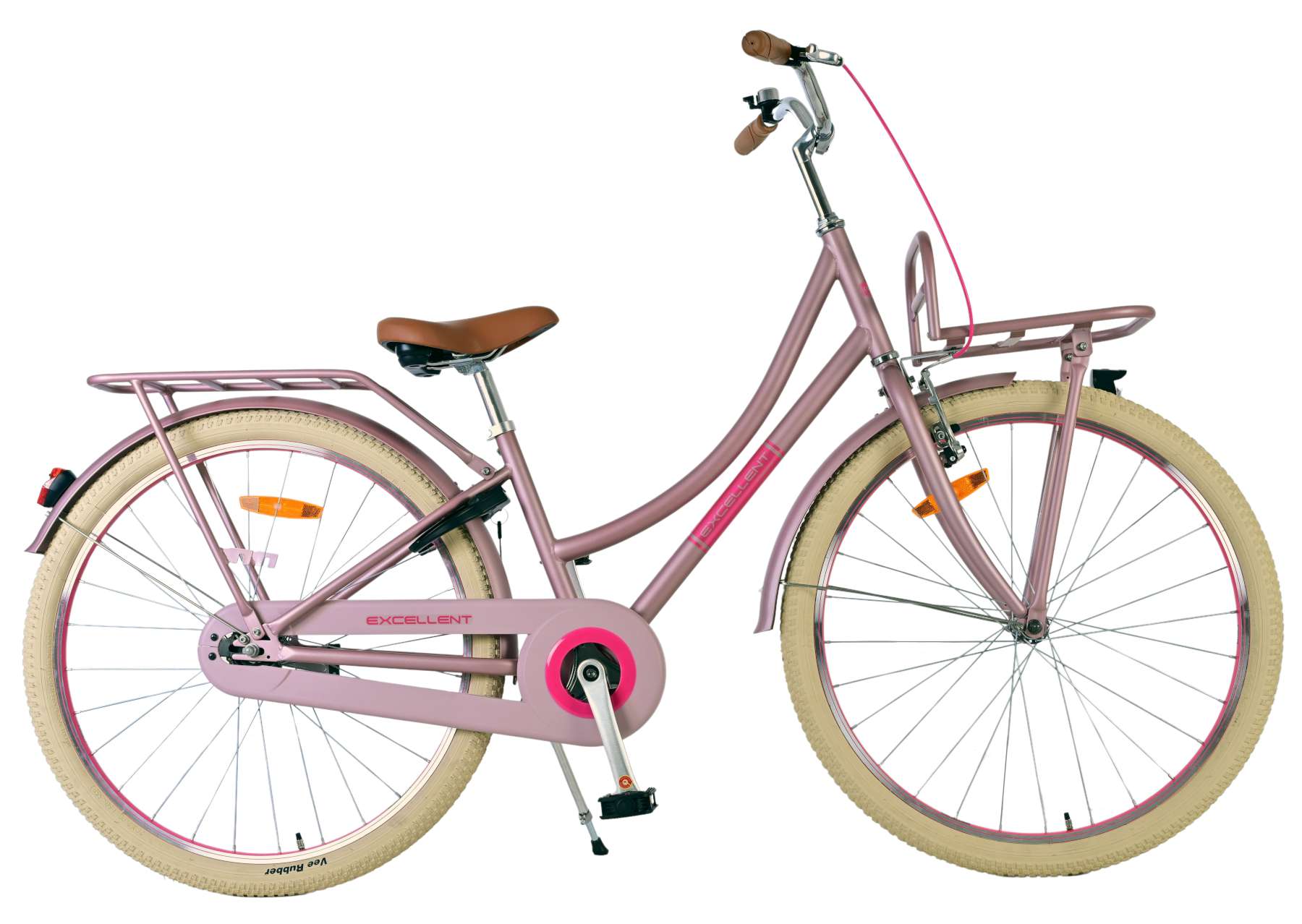 volare-excellent-26-zoll-kinderfahrrad-m-dchen-matt-rosa image 1