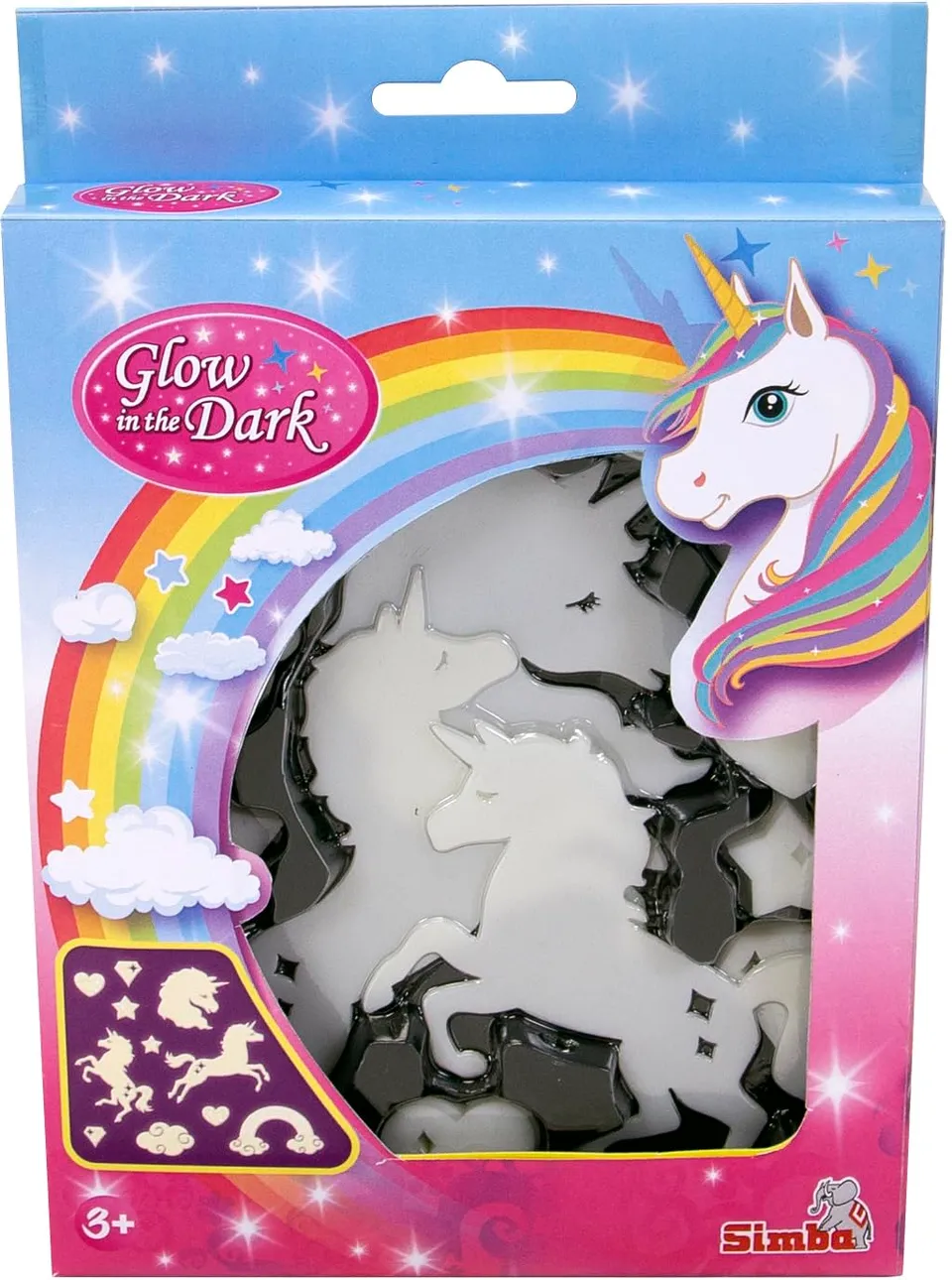 simba-art-fun-glow-in-the-dark-einhorn-set-41-tlg-fluoreszierend image 1