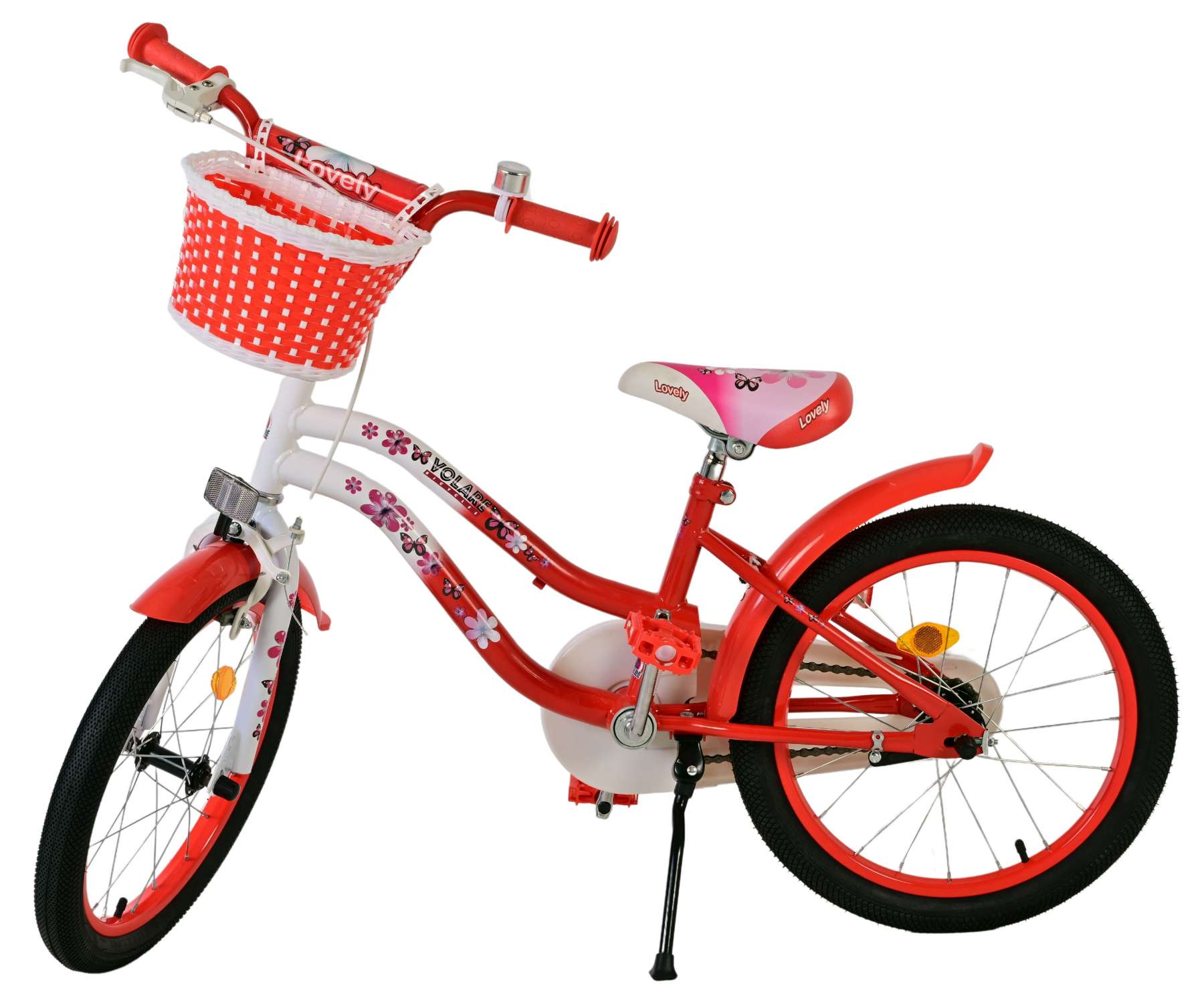 volare-lovely-18-zoll-kinderfahrrad-rot-korb-schmetterling image 8