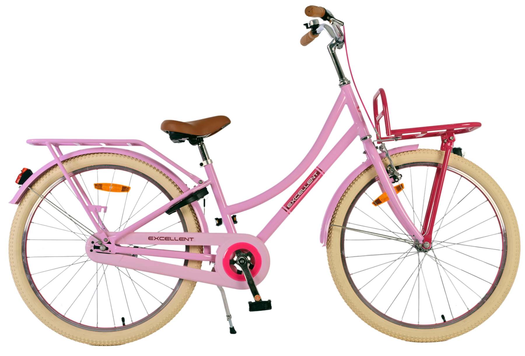 volare-excellent-24-zoll-kinderfahrrad-rosa-mit-licht image 1
