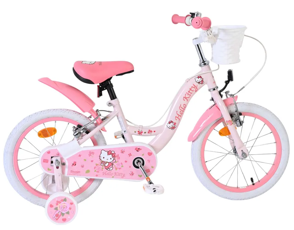 hello-kitty-16-zoll-kinderfahrrad-rosa-m-dchen-handbremsen image 1