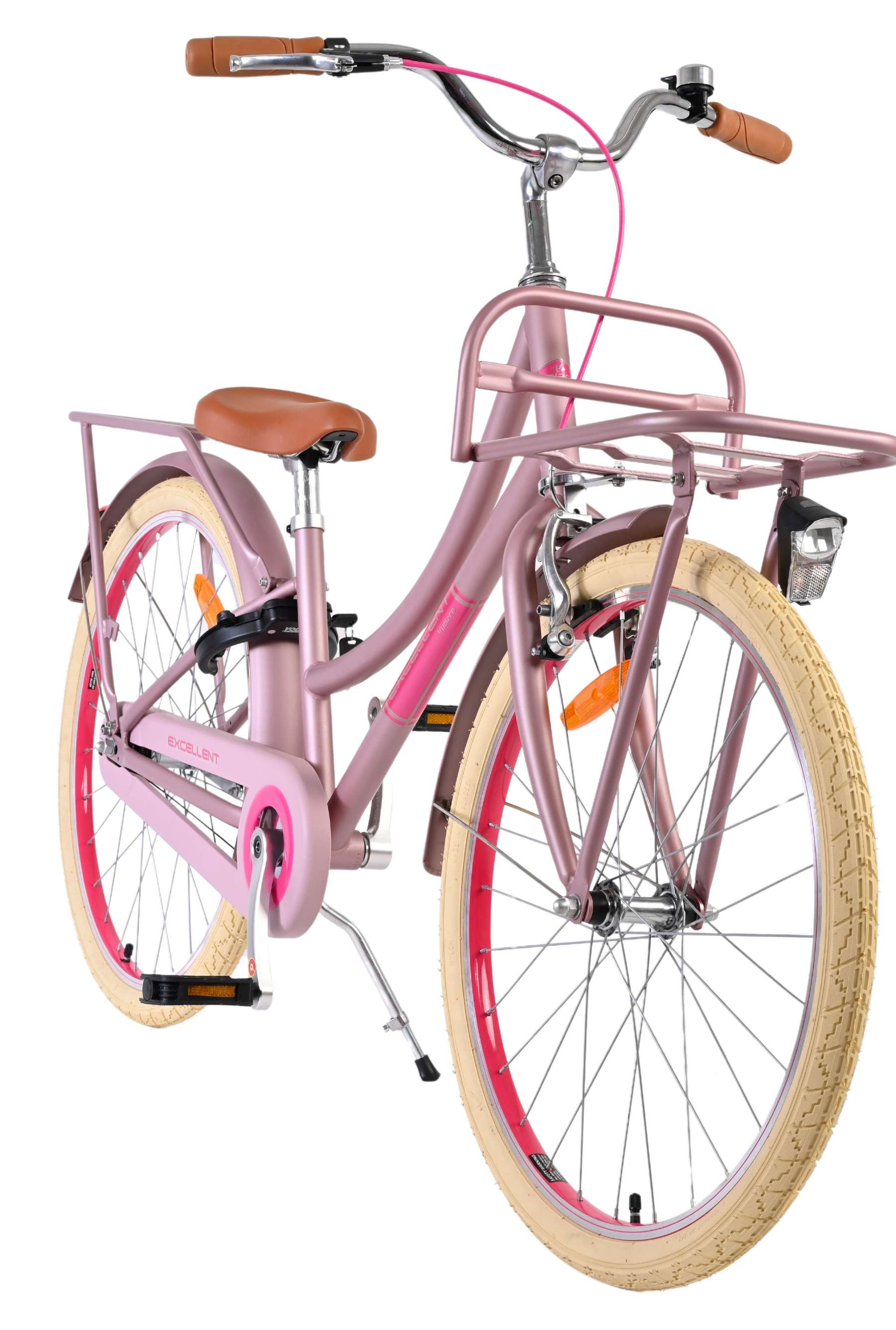 volare-excellent-24-zoll-kinderfahrrad-matt-rosa-schloss image 5