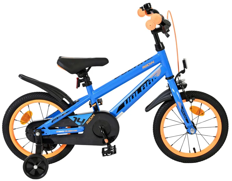 volare-rocky-jungenfahrrad-14-zoll-blau-mit-st-tzr-dern image 1