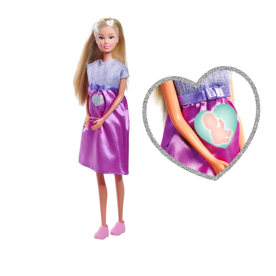 simba-steffi-love-welcome-baby-modepuppe-29-cm-schwanger-12-tlg image 1