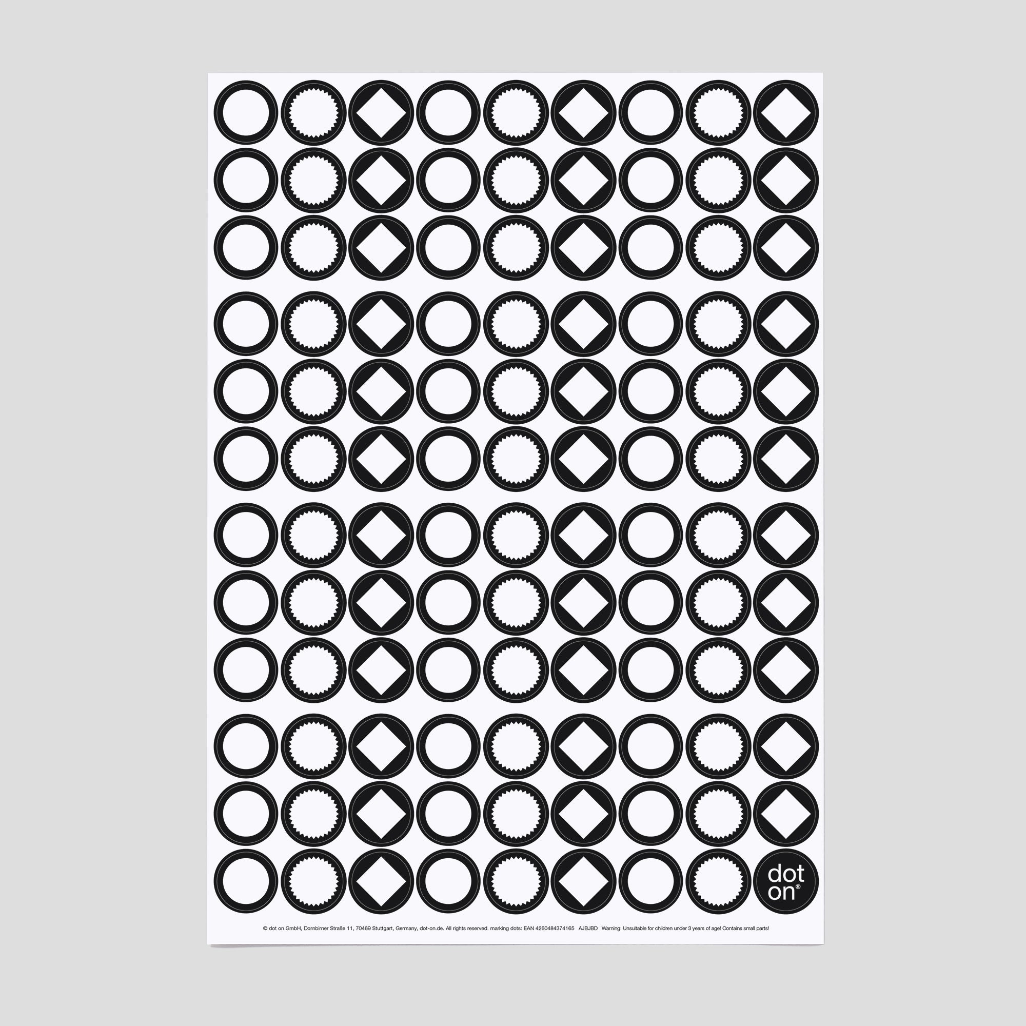 dot-on-essential-dots-black-klebepunkte-20-mm-3er-set image 2