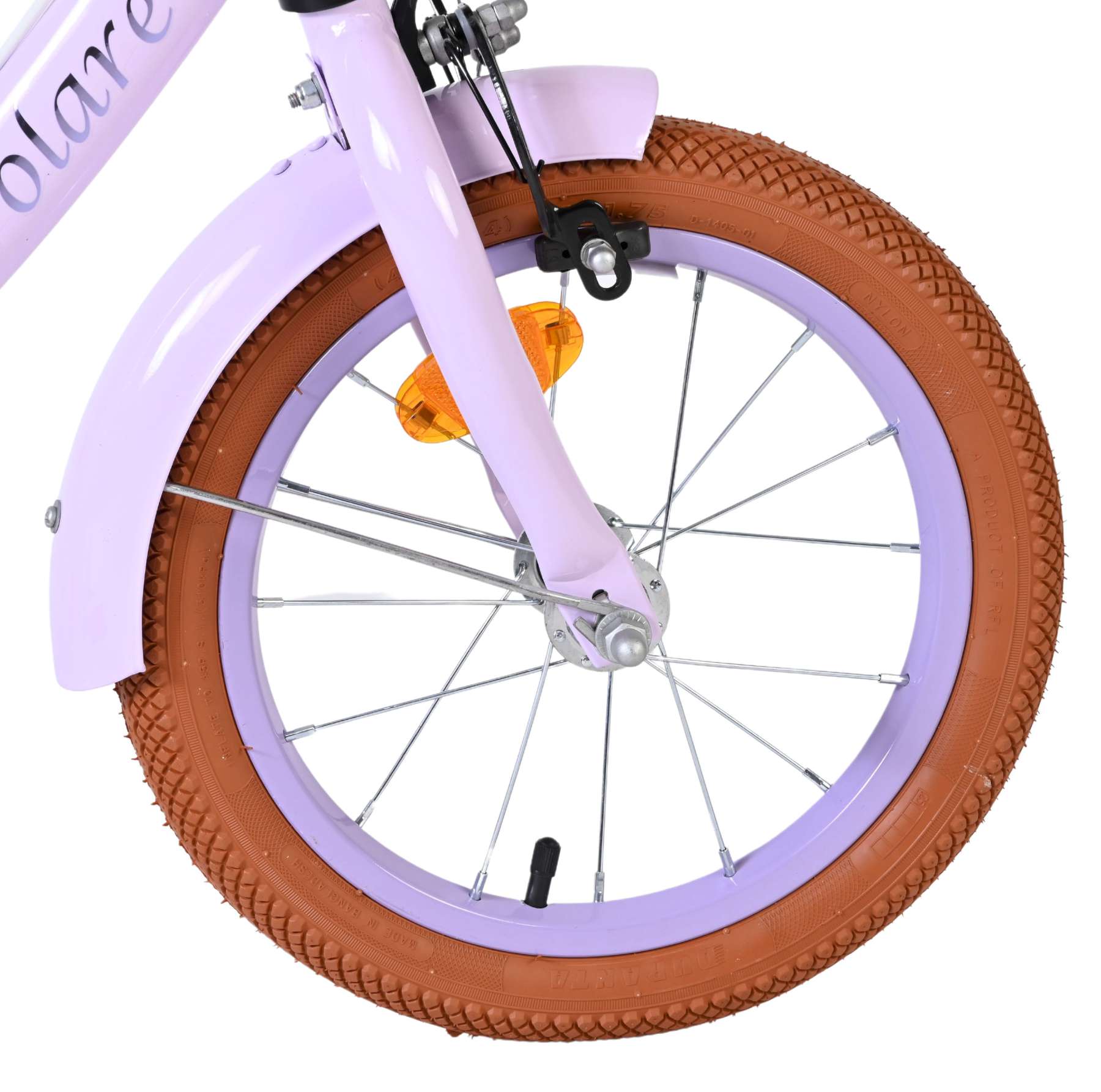 volare-ashley-14-zoll-kinderfahrrad-lila-handbremsen image 2