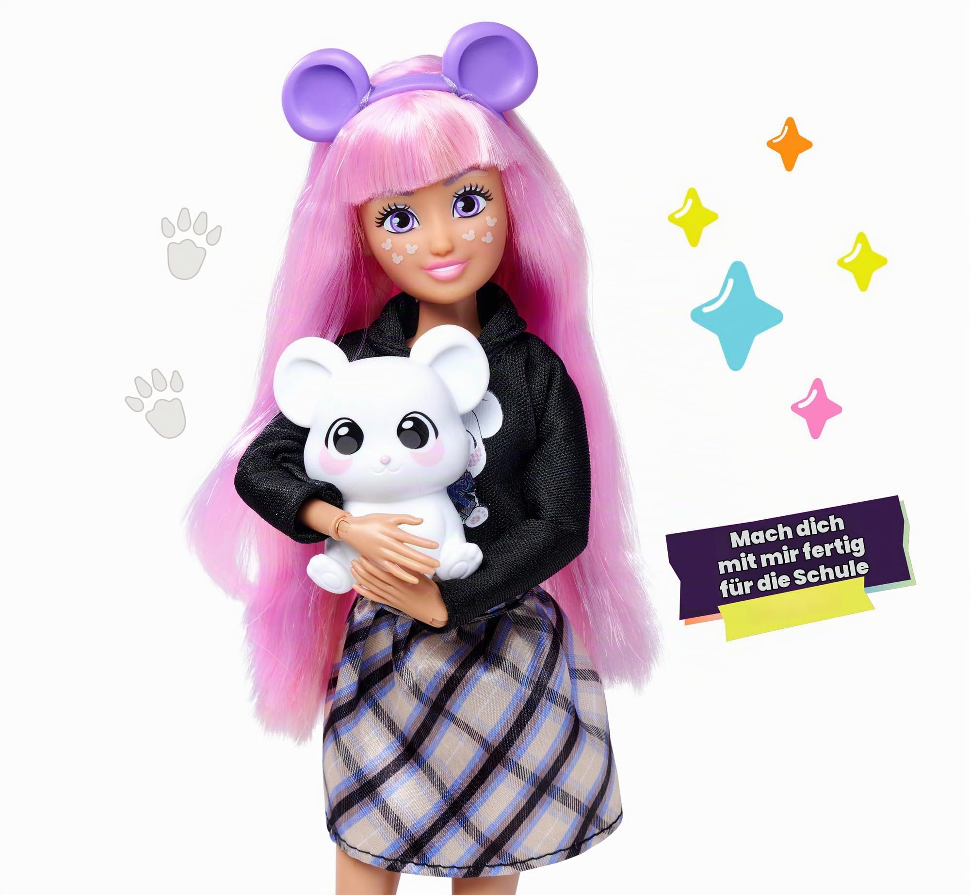 simba-kawaii-hi-cora-ankleidepuppe-26cm-mit-maus-ab-4-jahren image 4