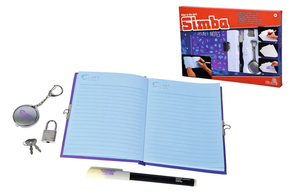 simba-art-fun-secret-notes-tagebuch-mit-schloss-wei image 1