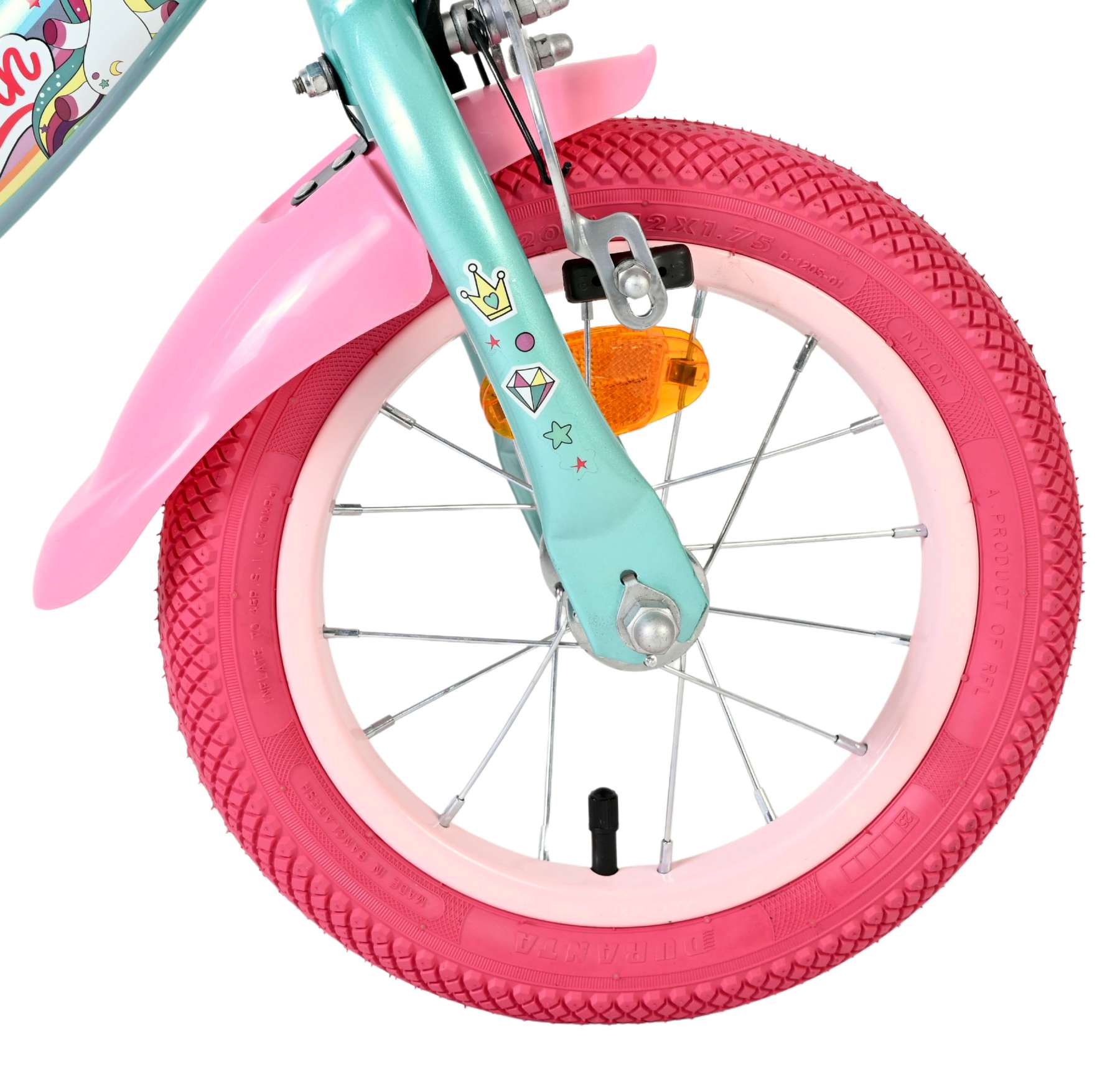 volare-unicorn-12-zoll-kinderfahrrad-gr-n-m-dchen image 3