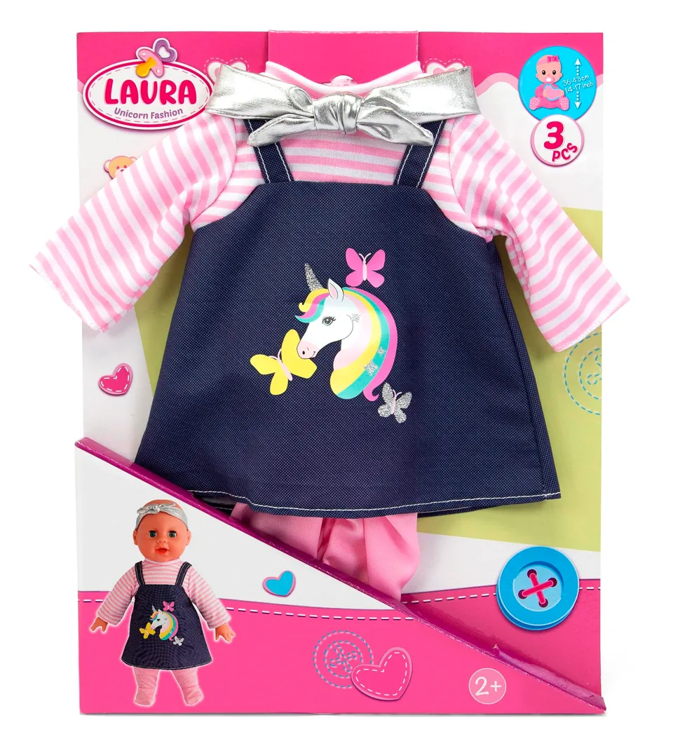 simba-laura-einhorn-fashion-puppenkleidung-3tlg-36-43-cm image 1