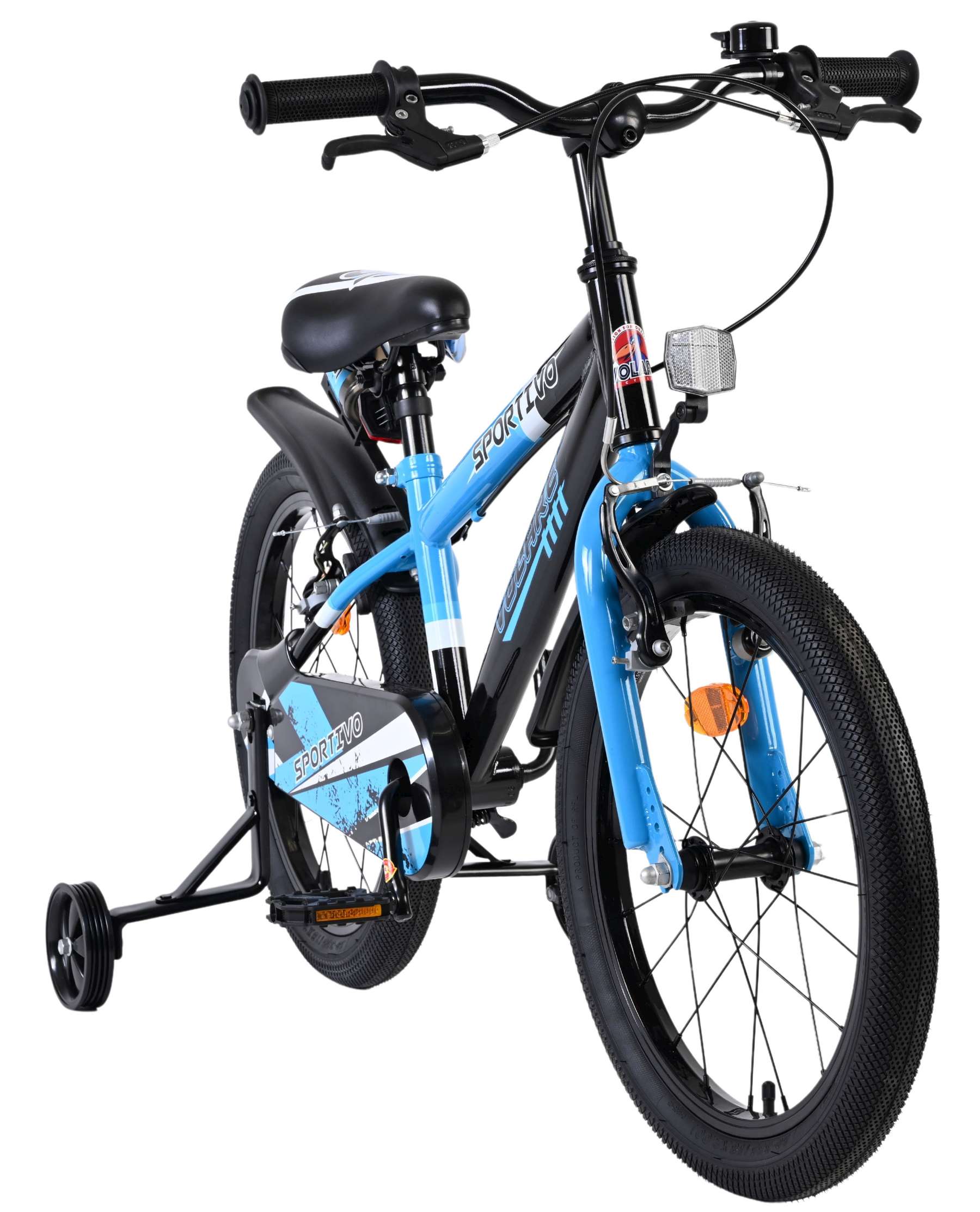 volare-sportivo-18-zoll-kinderfahrrad-blau-zwei-handbremsen image 5