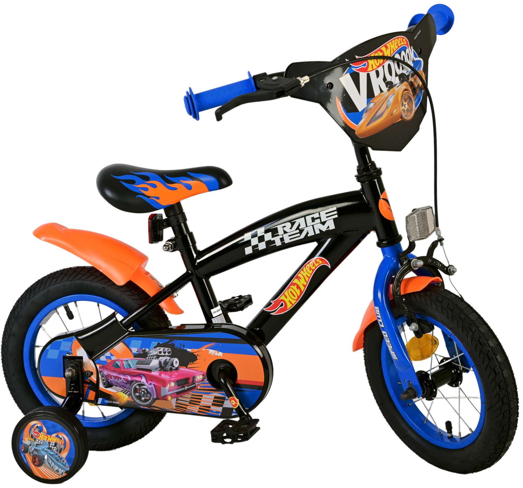 volare-hot-wheels-12-zoll-kinderfahrrad-schwarz-mit-st-tzr-dern image 2