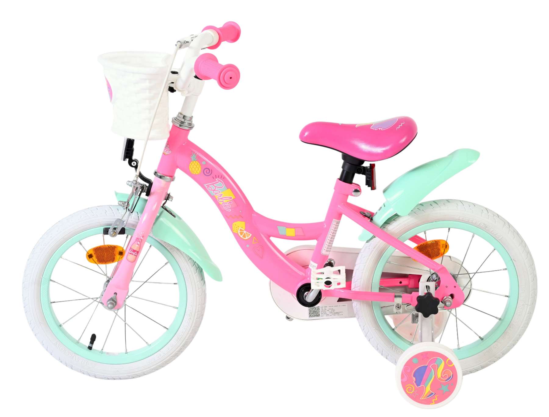barbie-kinderfahrrad-14-zoll-rosa-m-dchen-mit-st-tzr-dern image 7