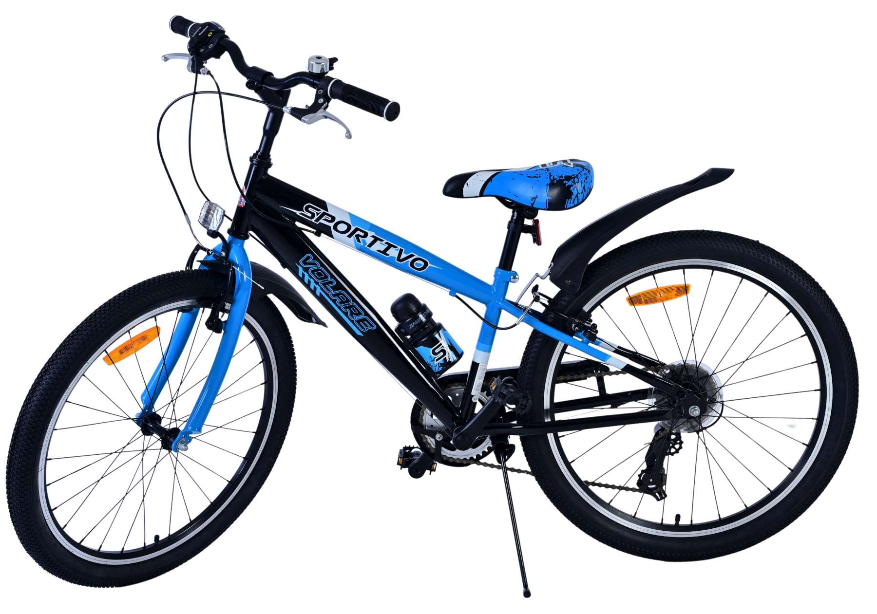 volare-sportivo-24-zoll-kinderfahrrad-jungen-schwarz-blau-7-gang image 4