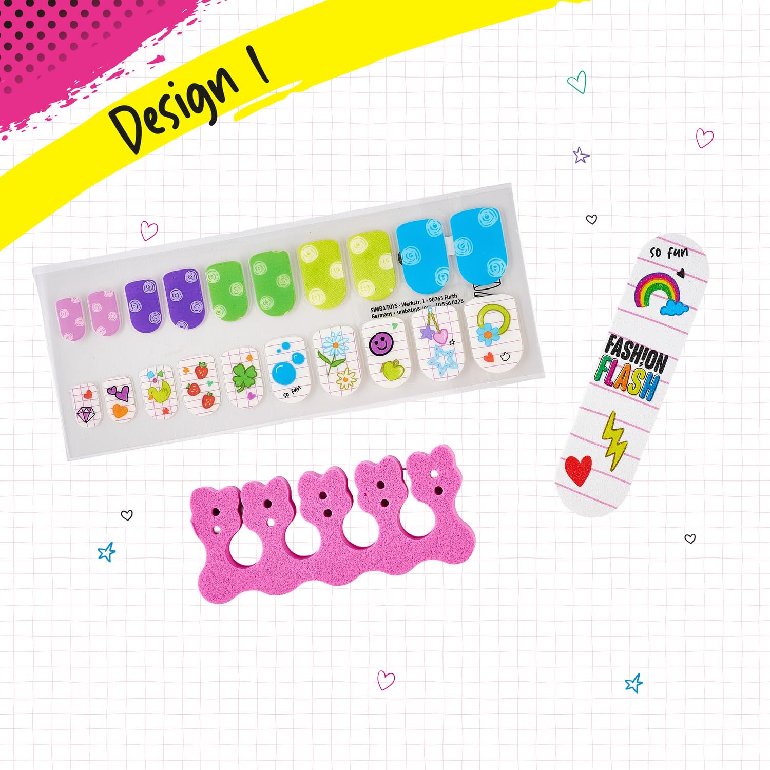 simba-fashion-flash-nagelfolien-nail-sticker-20-stk-ab-5-jahren image 3