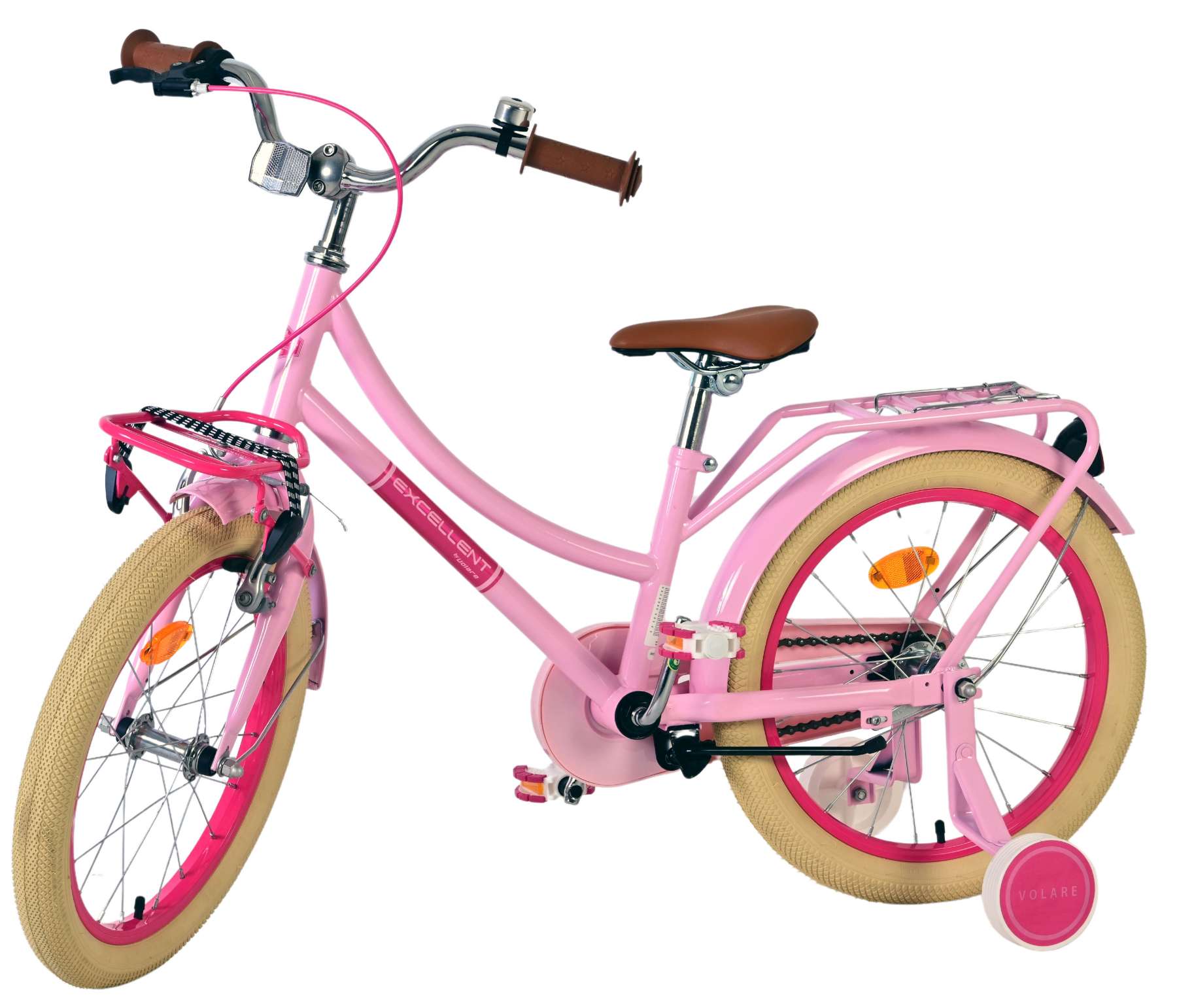 volare-excellent-kinderfahrrad-18-zoll-rosa-st-tzr-der image 8