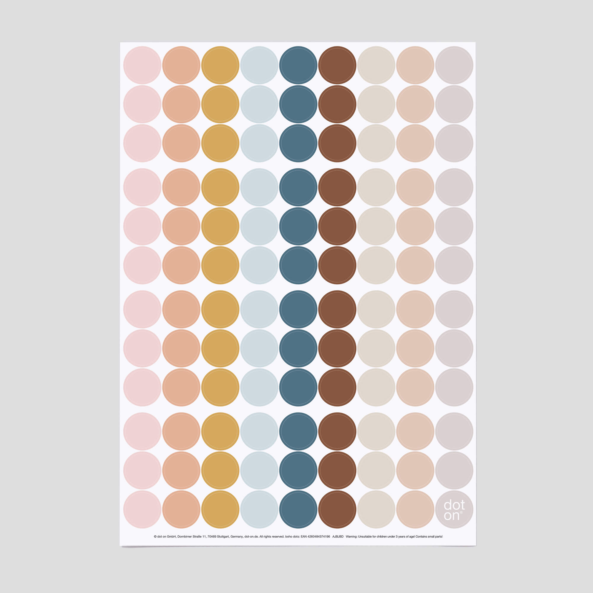 dot-on-boho-dots-klebepunkte-20-mm-107-st-ck image 1