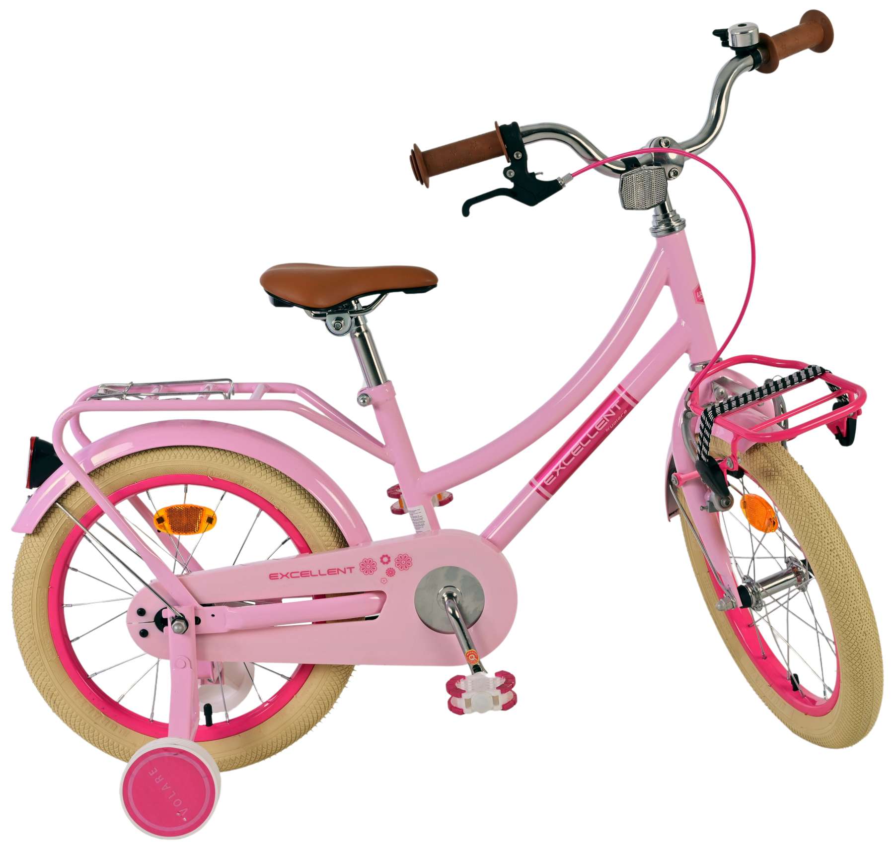 volare-excellent-16-zoll-kinderfahrrad-rosa-mit-st-tzr-dern image 2