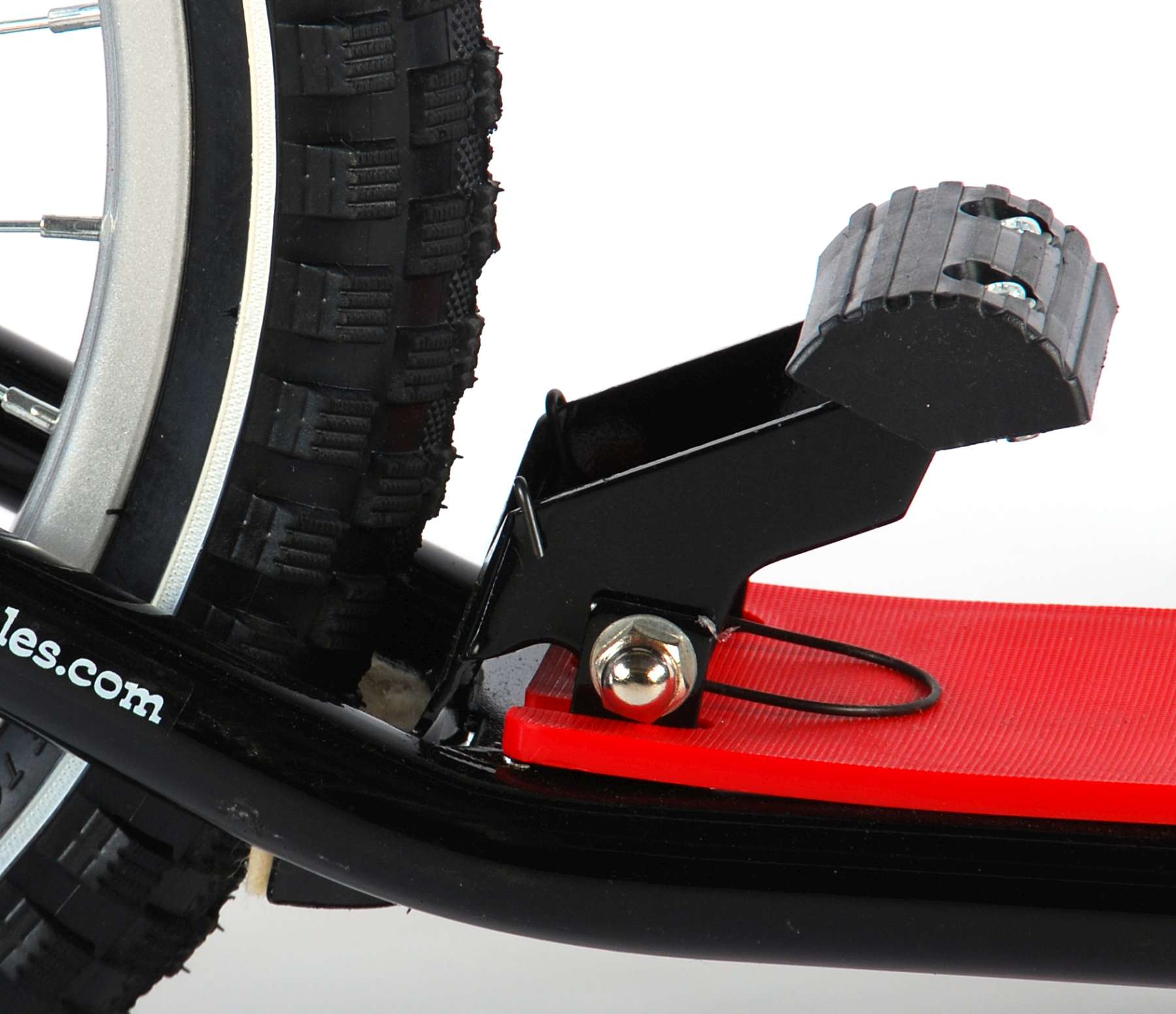 volare-step-roller-16-zoll-schwarz-rot-luftreifen image 5