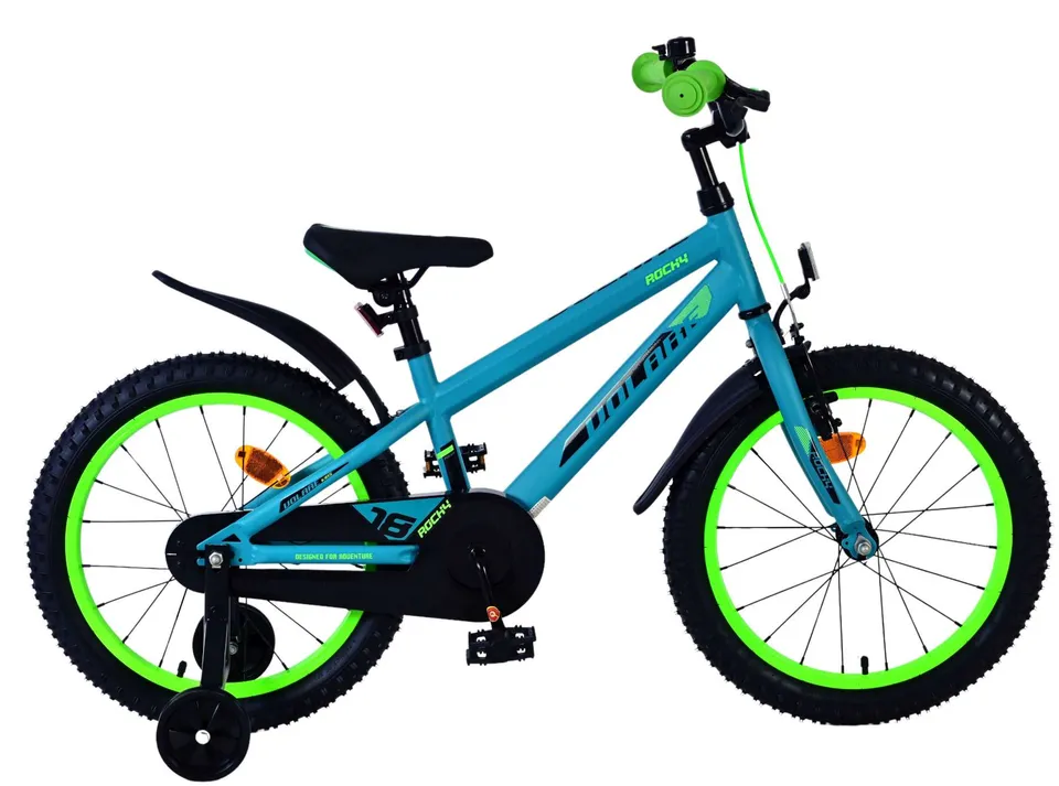 volare-rocky-kinderfahrrad-18-zoll-gr-n-jungen-r-cktrittbremse image 1