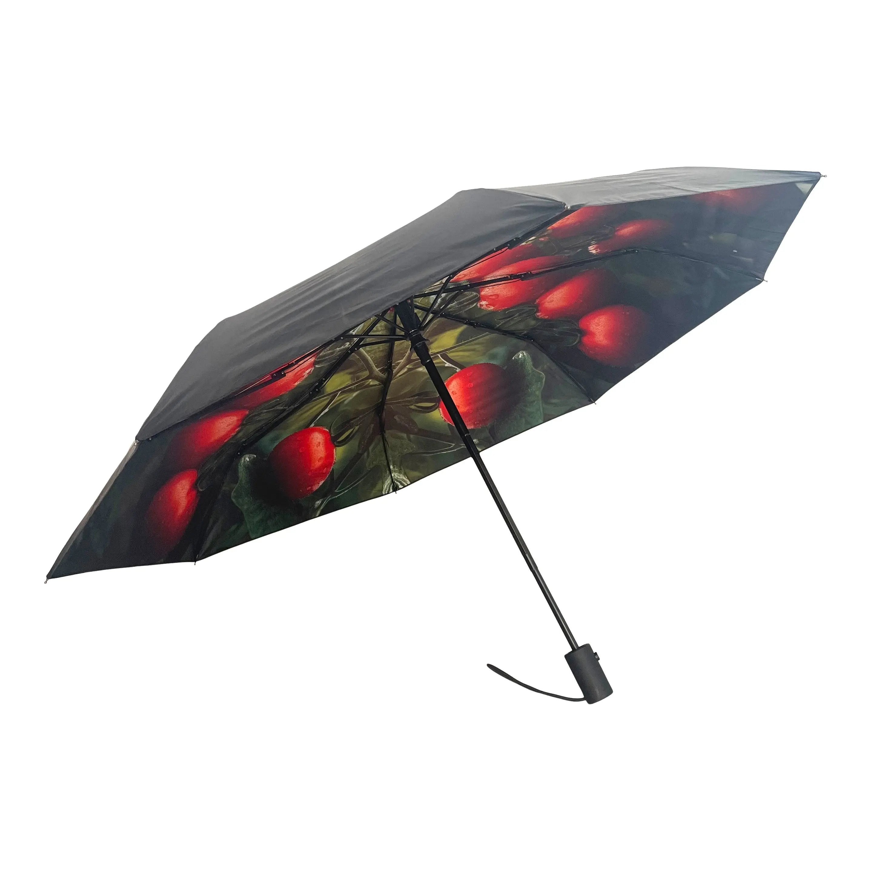 happysweeds-tomato-regenschirm-automatisch-winddicht-upf50-rot image 1