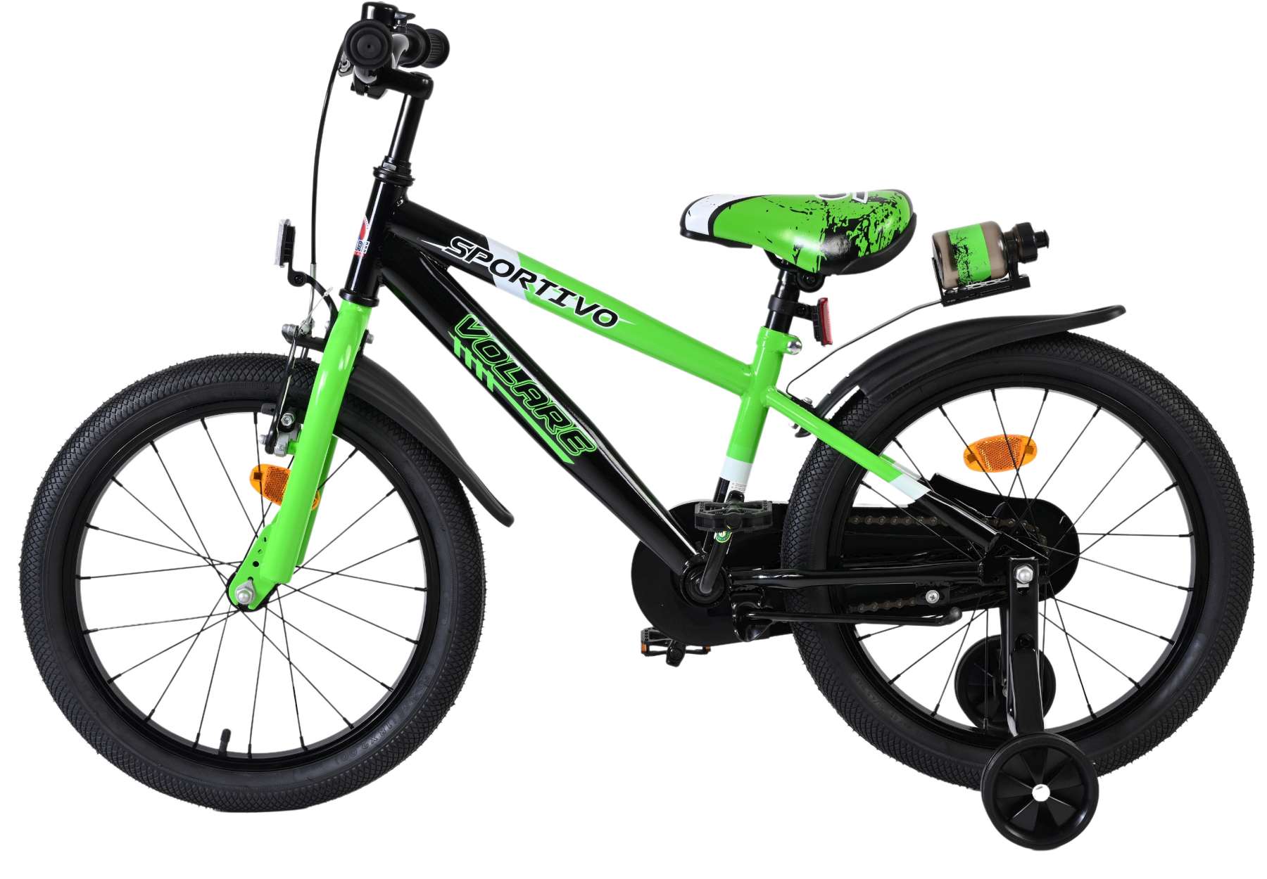 volare-sportivo-18-zoll-kinderfahrrad-gr-n-schwarz-jungen image 7