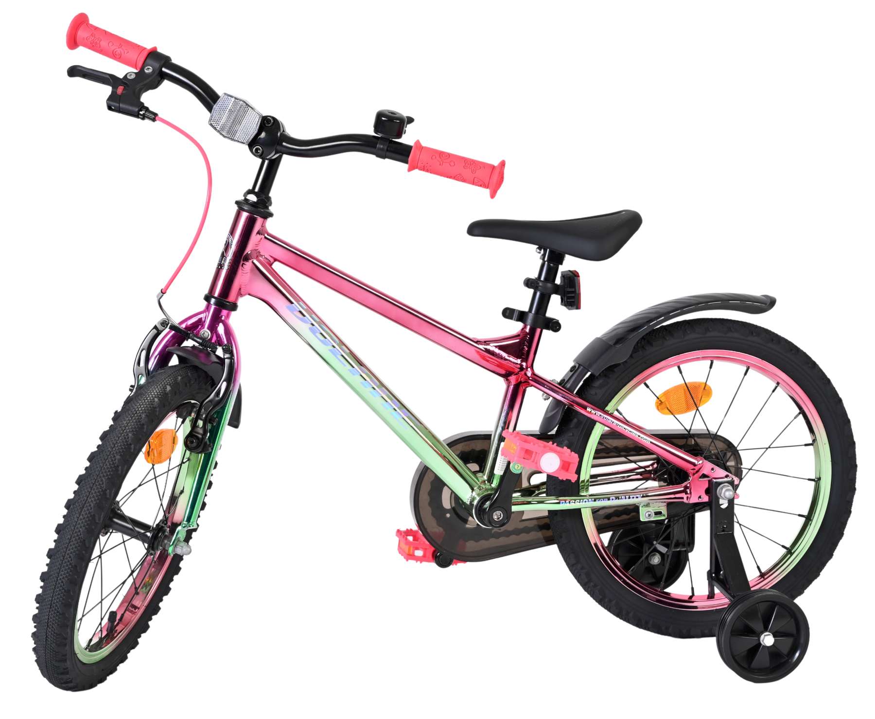 volare-chrome-kinderfahrrad-16-zoll-rosa-gr-n-m-dchen image 8