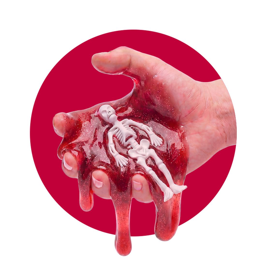 trendhaus-boo-skeleton-slime-set-schleim-37-g-glitzer image 2