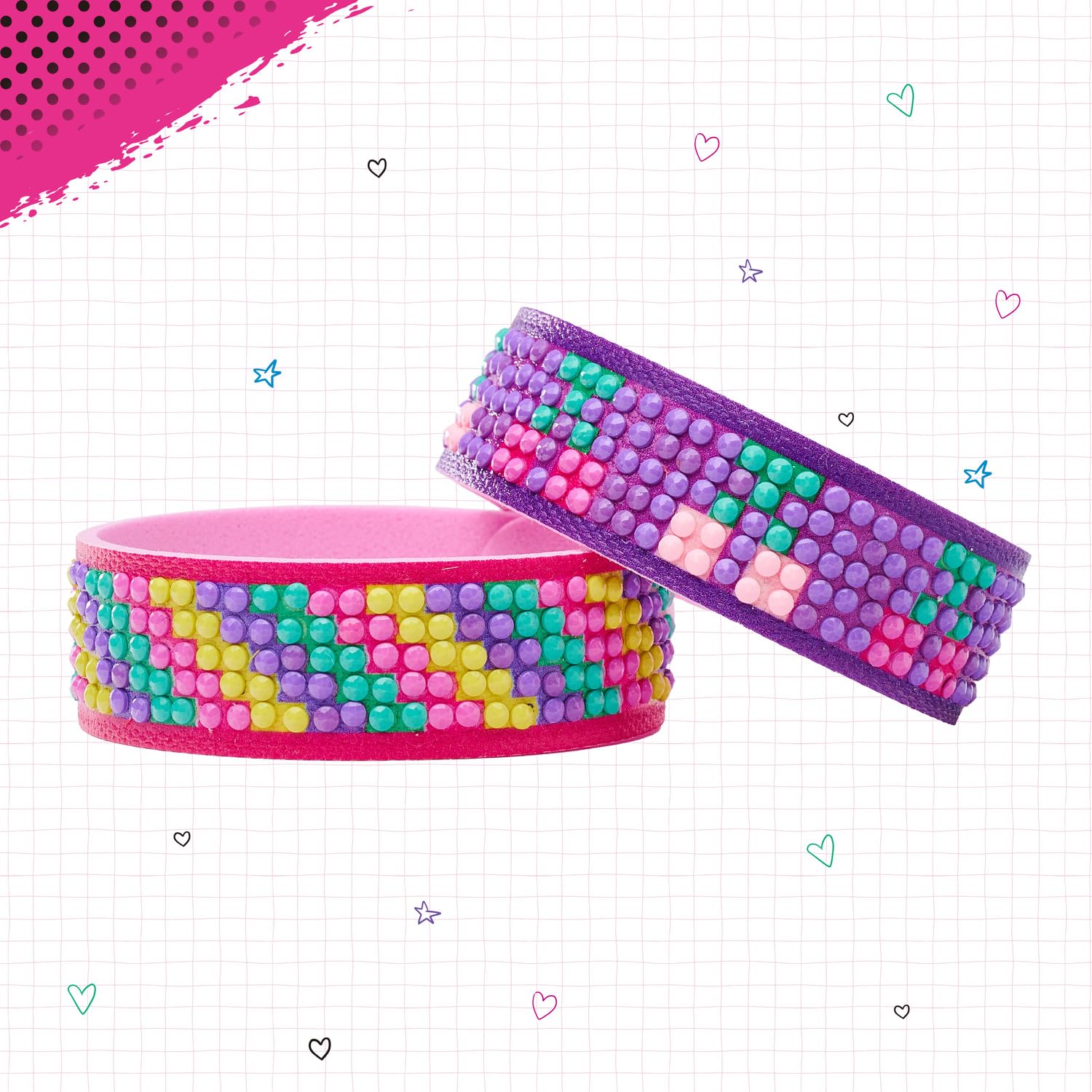 simba-fashion-flash-diamond-armband-set-3-armb-nder-ab-5-j image 4